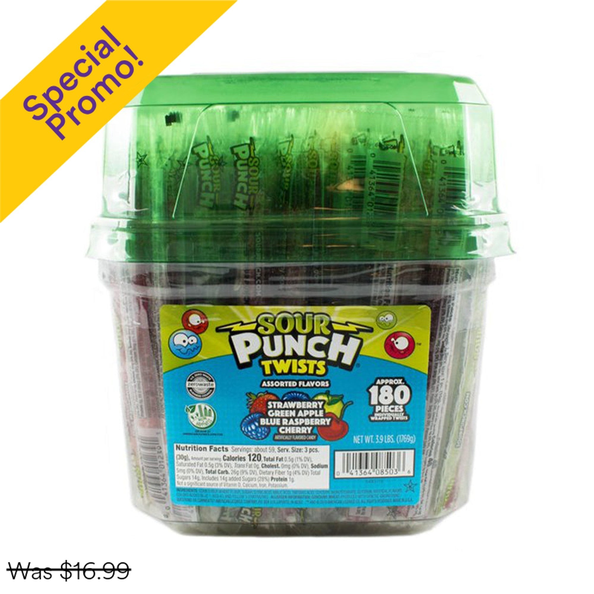 Sour Punch Twists 180PK