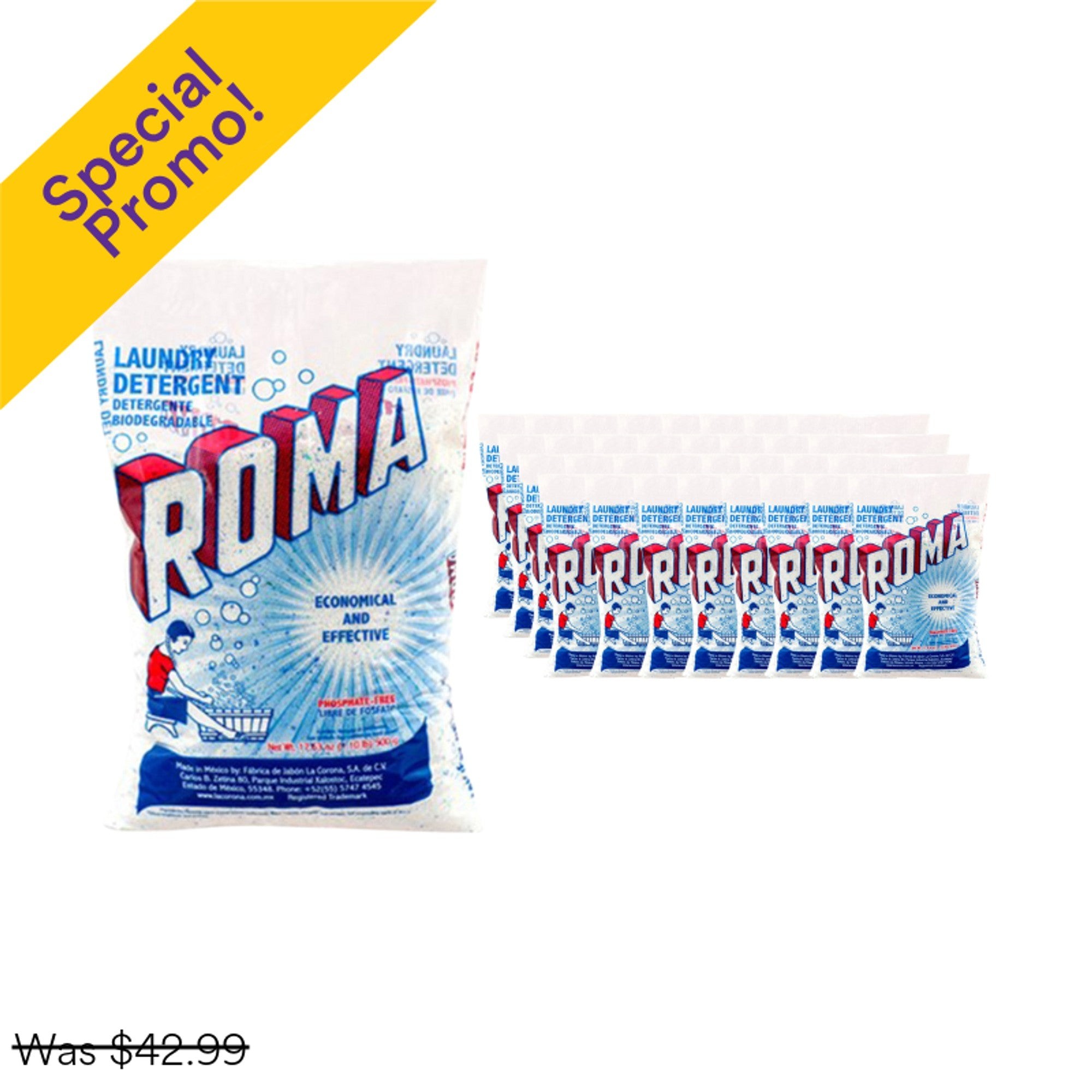 Roma Powder Detergent 500G