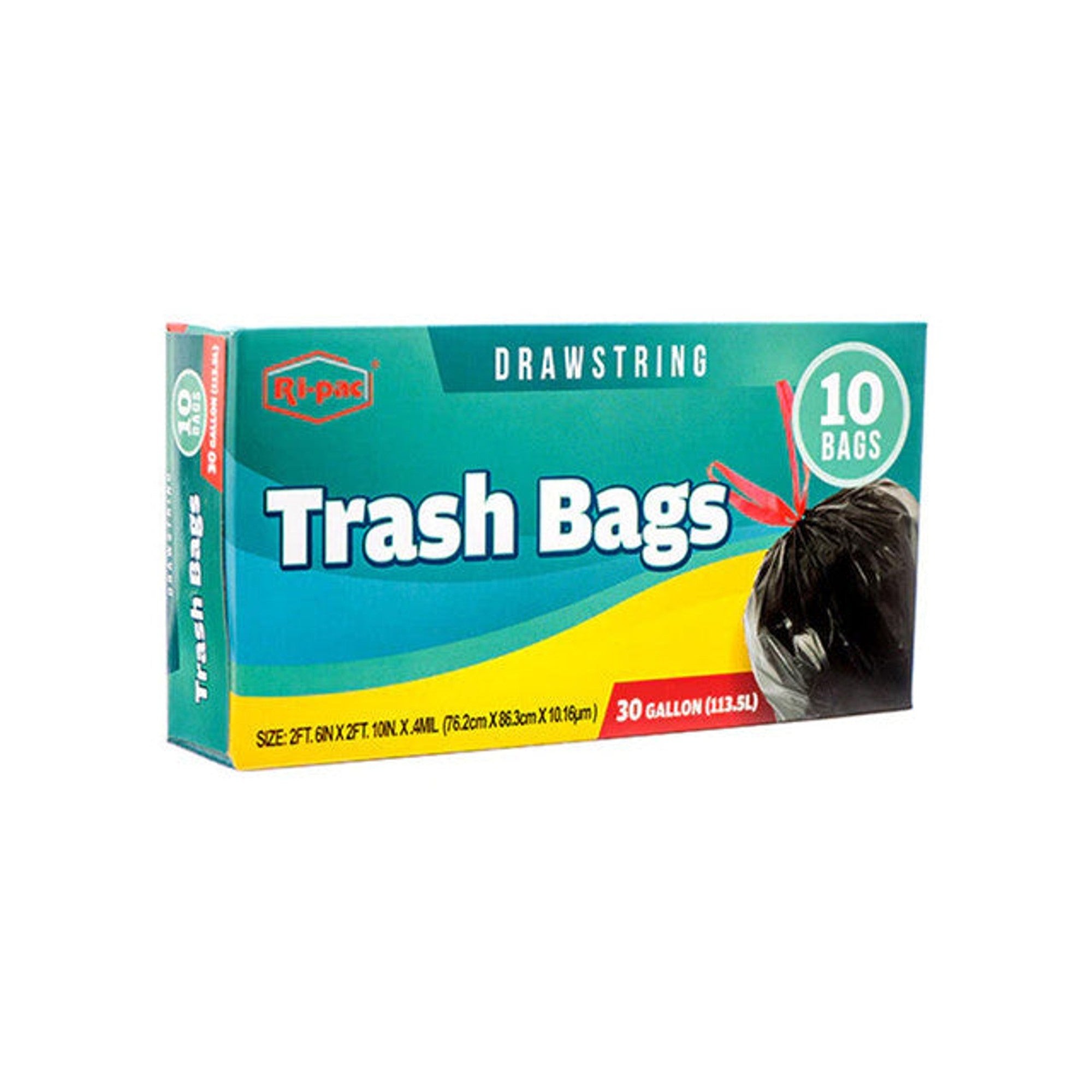 Ri-Pac Trash Bags 30GAL 10CT
