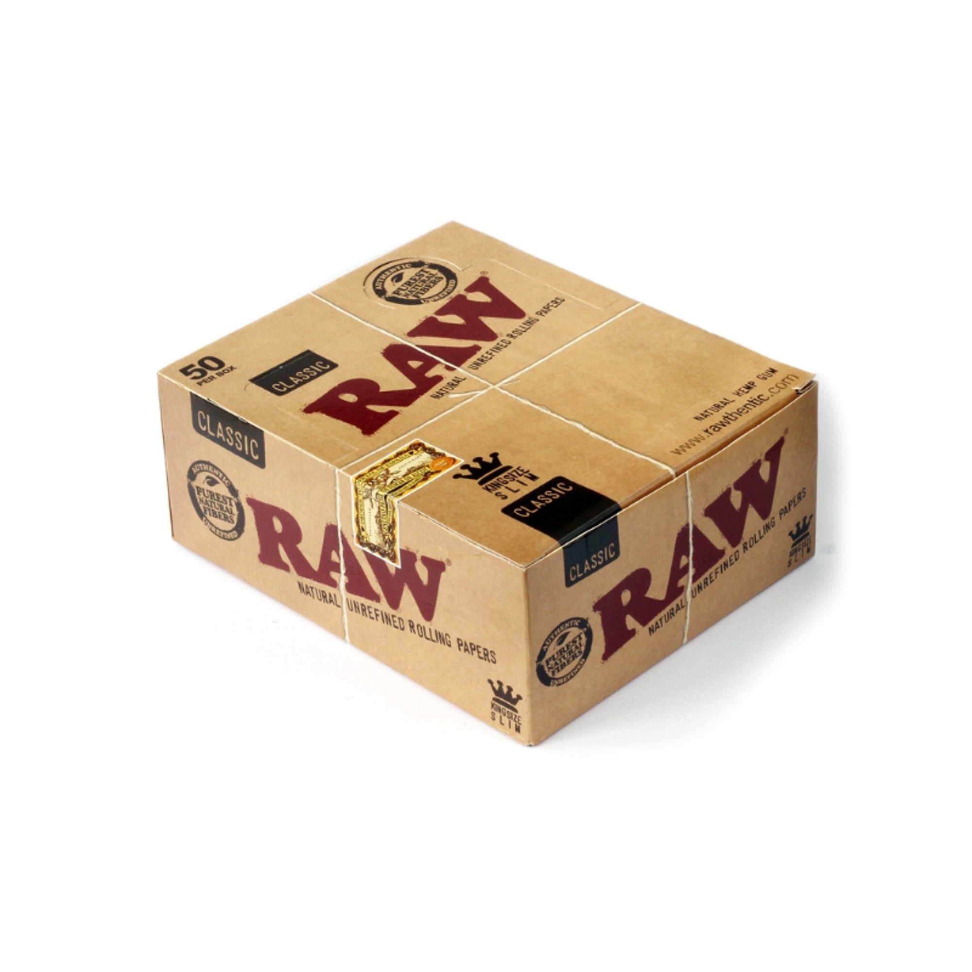 RAW Classic Papers 32CT 50PK King Size Slim