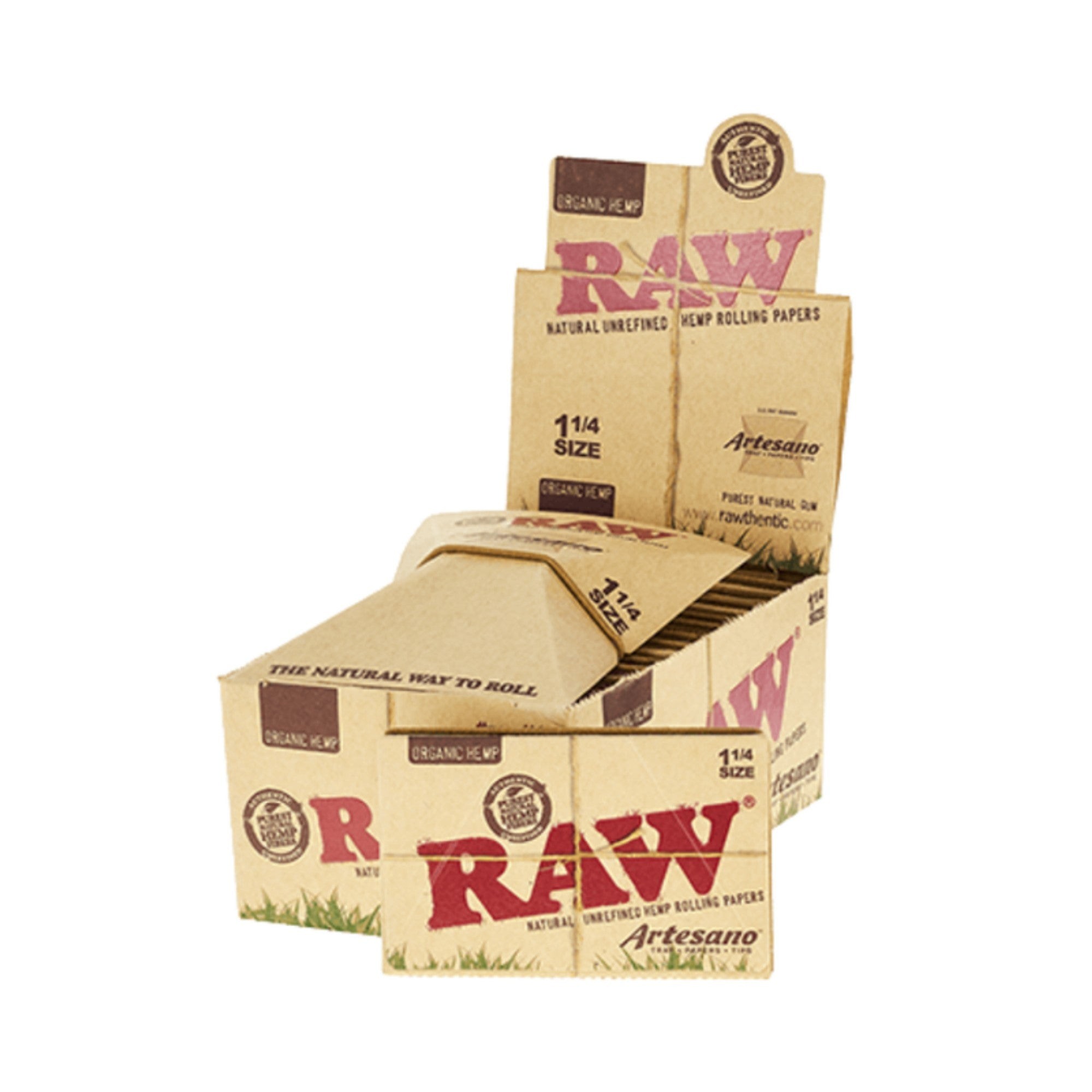 RAW Organic Hemp Papers 1¼ 15PK