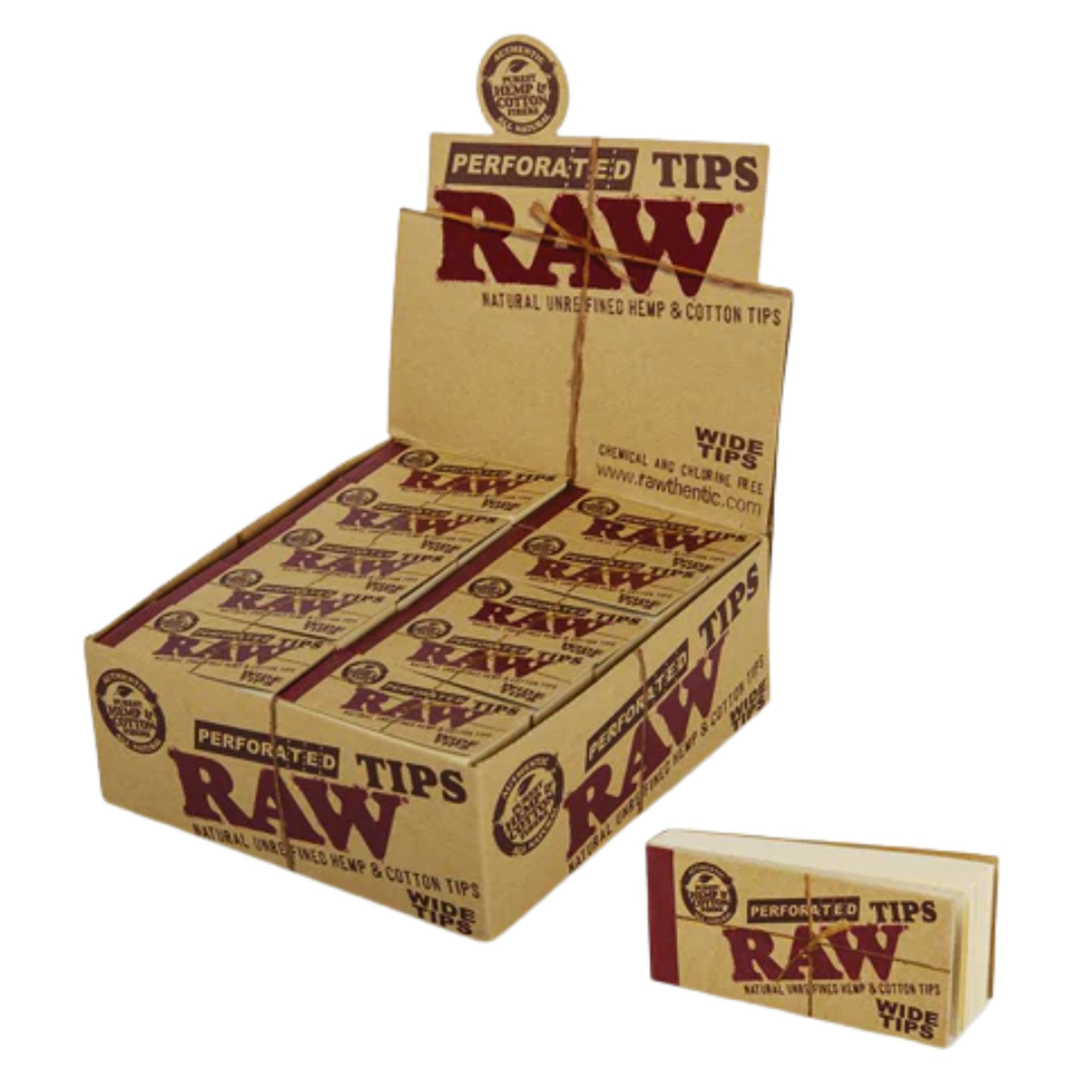 RAW Perforated Tips 50PK