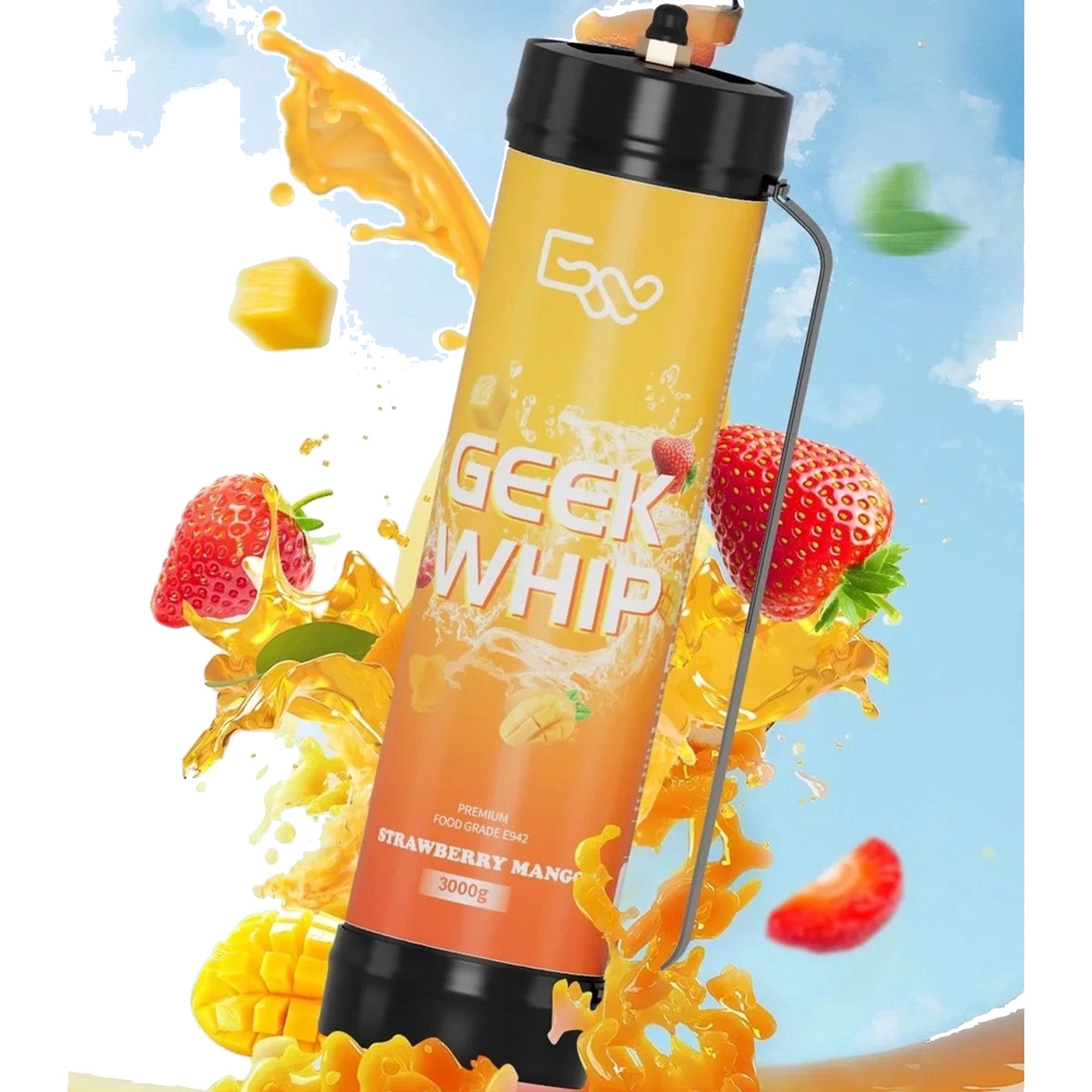GEEK WHIP 3000G STRAWBERRY MANGO