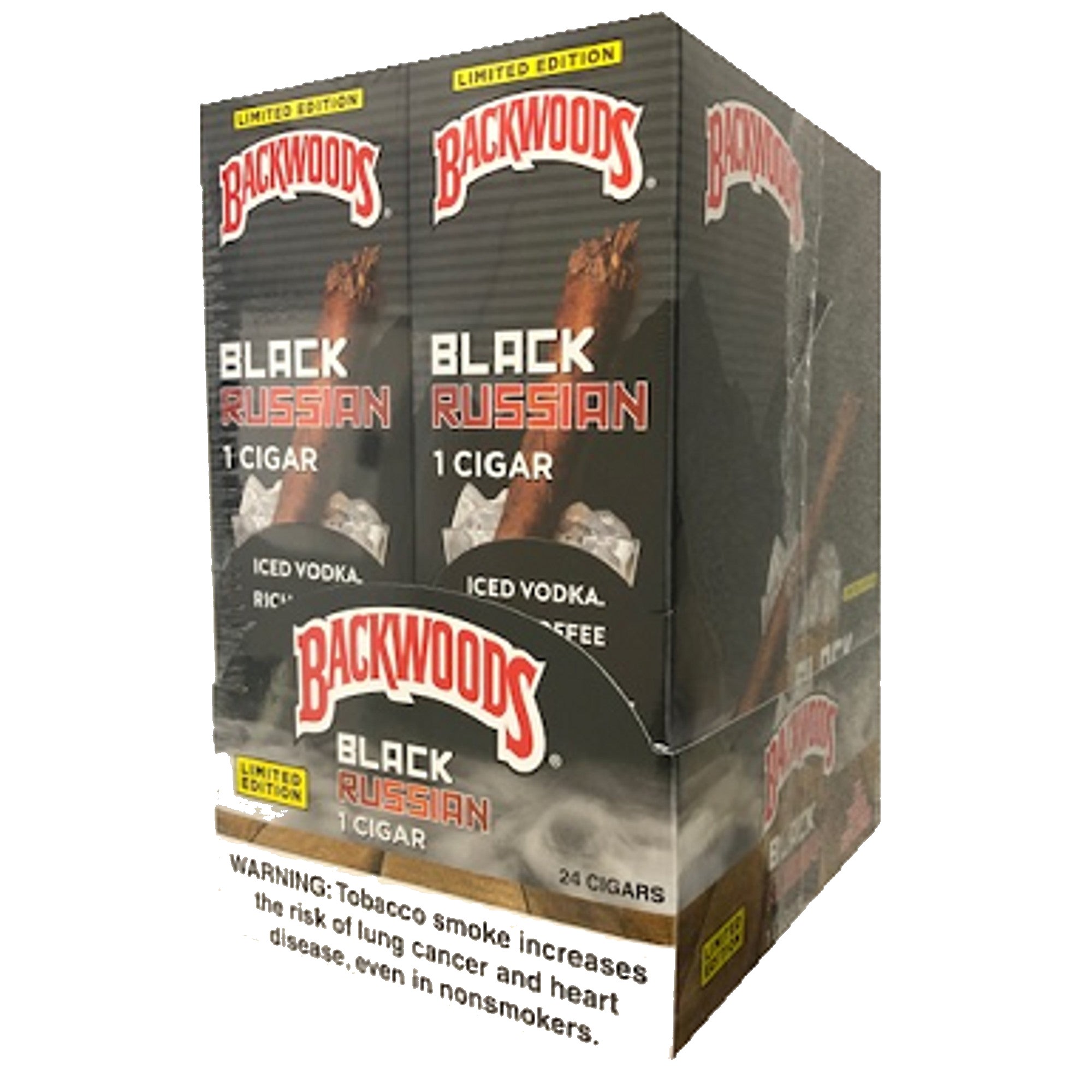 BACKWOODS BLACK RUSSIAN SINGLE 24 CT