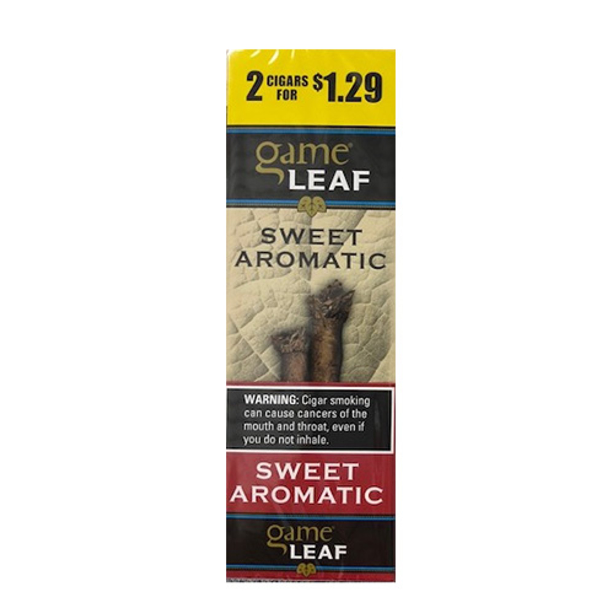GAME LEAF SV2 2 CT 15 PK SWEET AROMATIC