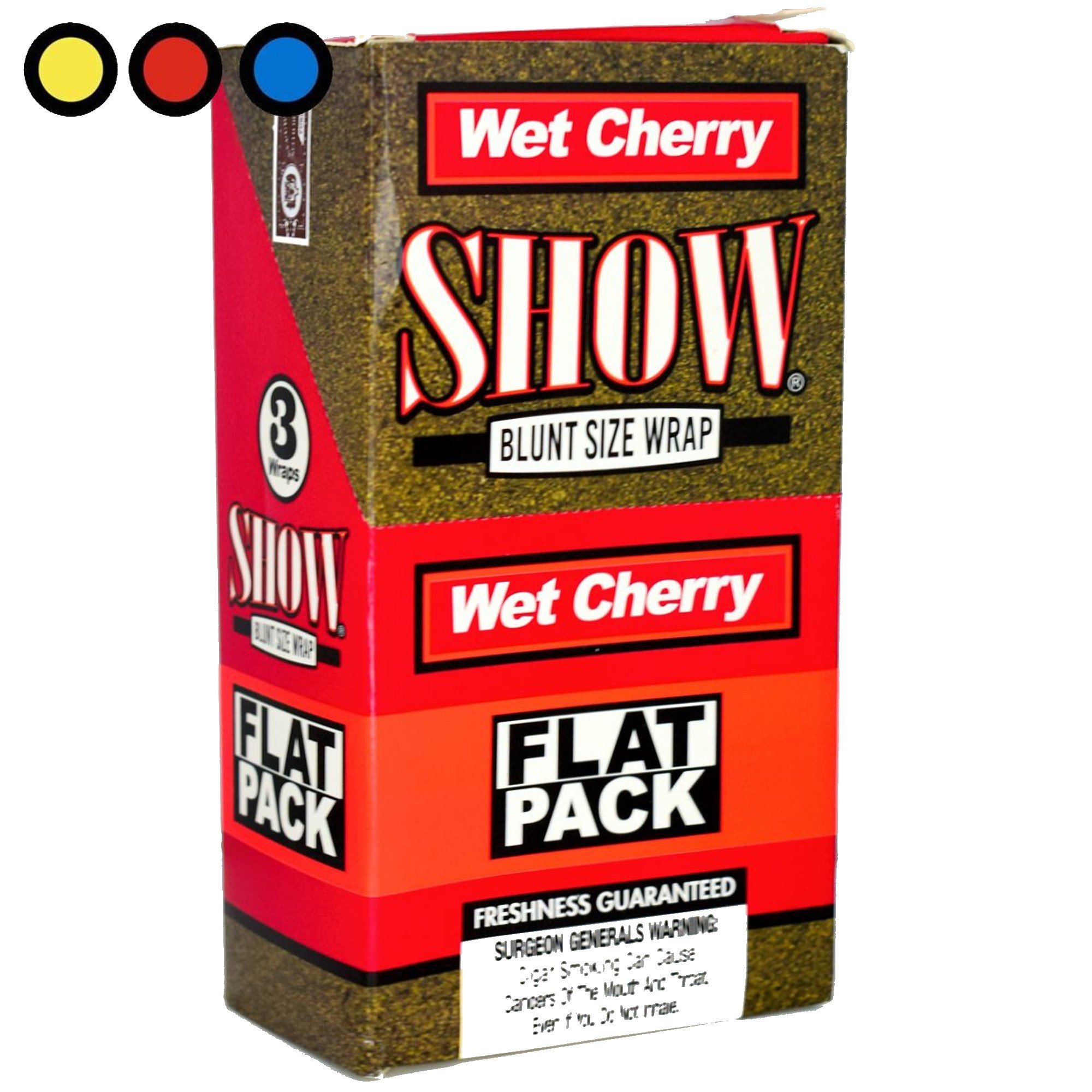 Show Wet Cherry Flat Pack 3CT 25PK