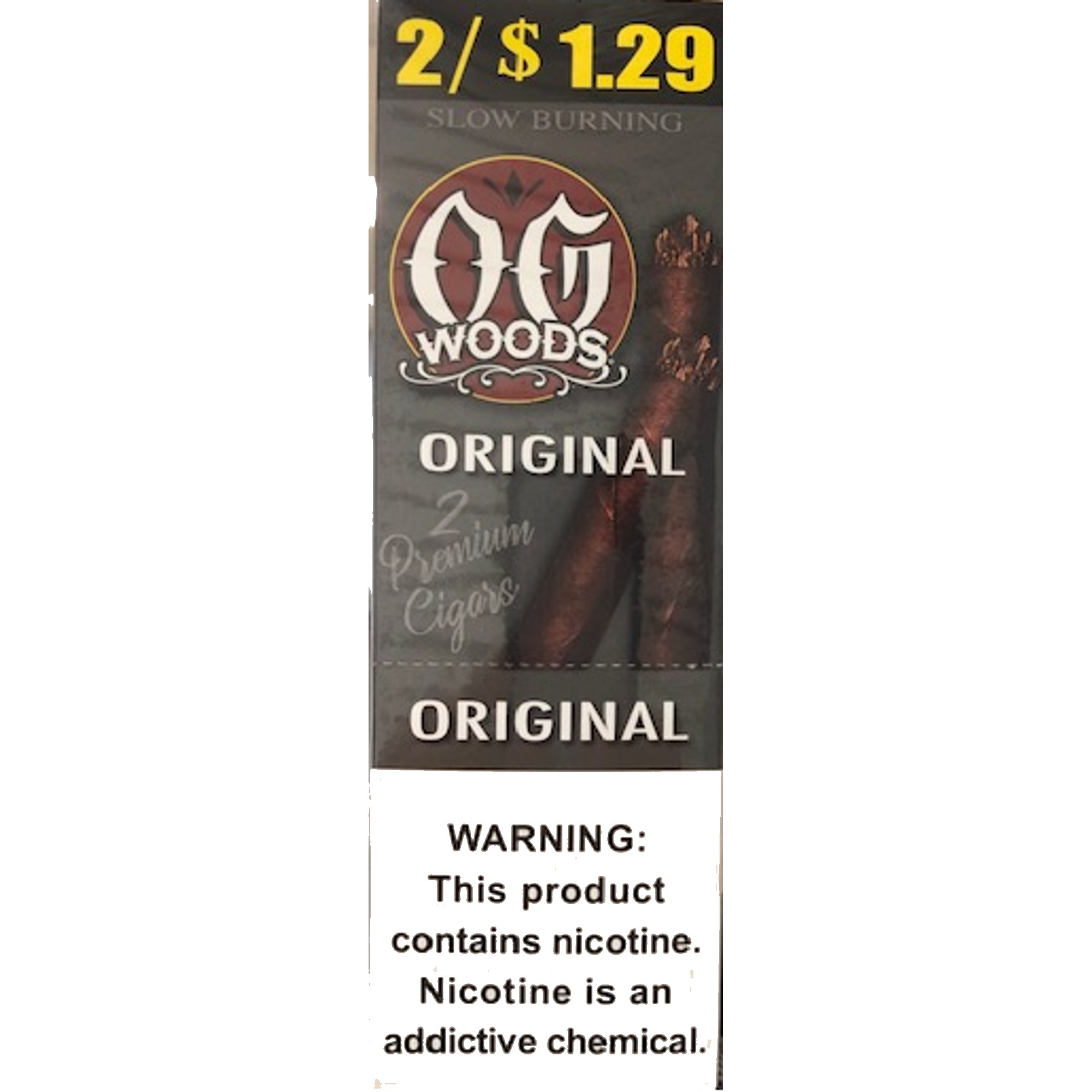 OG Woods $1.29 2 CT 15 PK Original