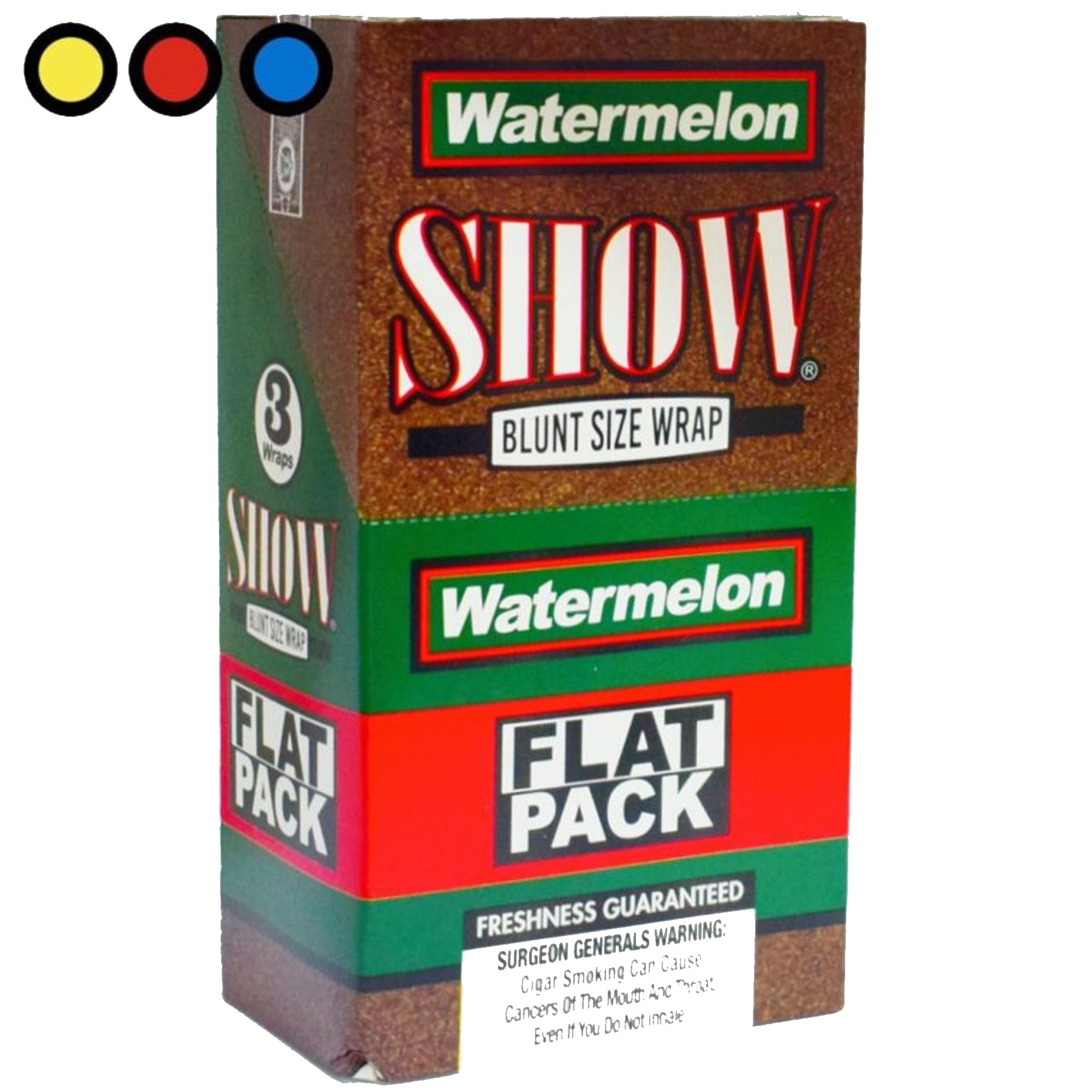 Show Watermelon Flat Pack 3CT 25PK