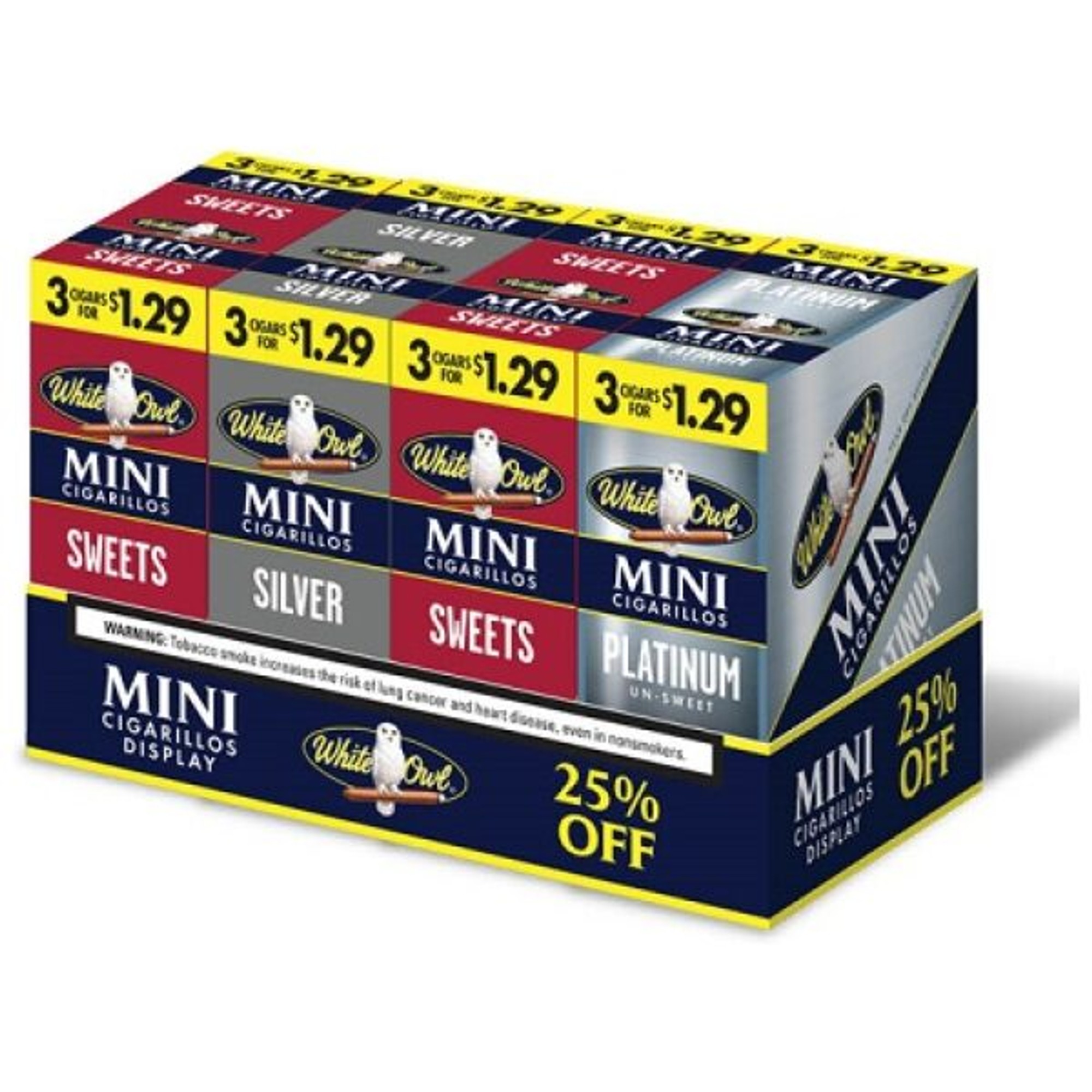WHITE OWL MINI CIGARILLOS DISPLAY
