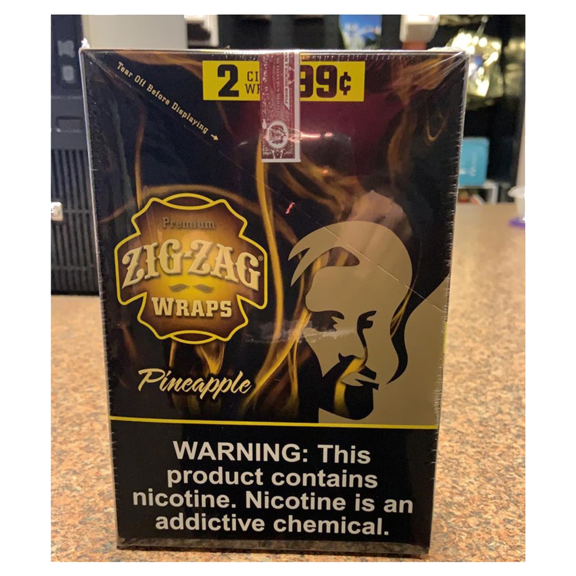 ZIG ZAG WRAPS 2 CT 25 PK CLASSIC PINEAPPLE