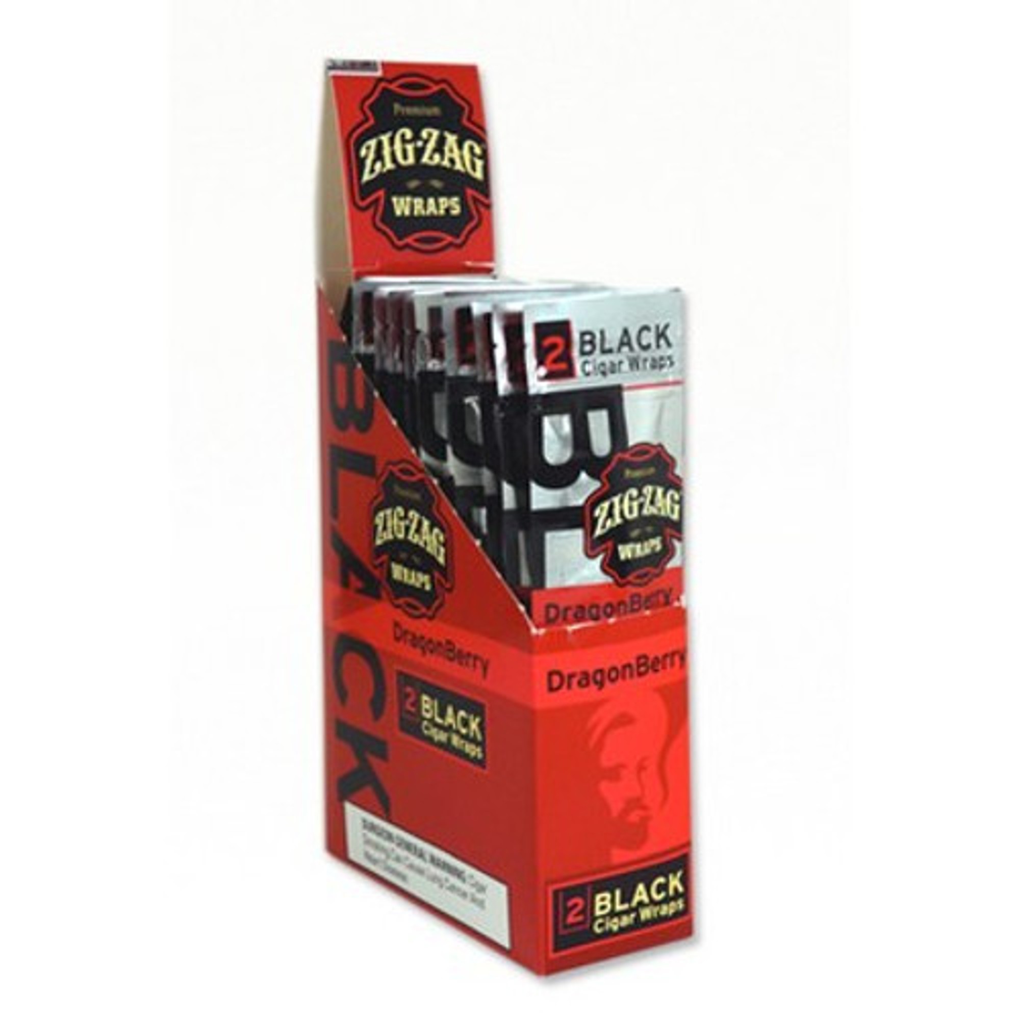 ZIG ZAG WRAPS 2 CT 25 PK BLACK DRAGON BERRY