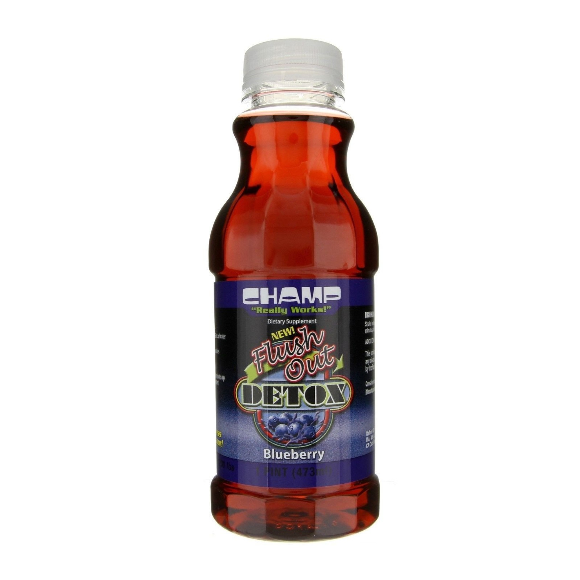Champ Flush Out Detox Drink Blueberry 1 PT