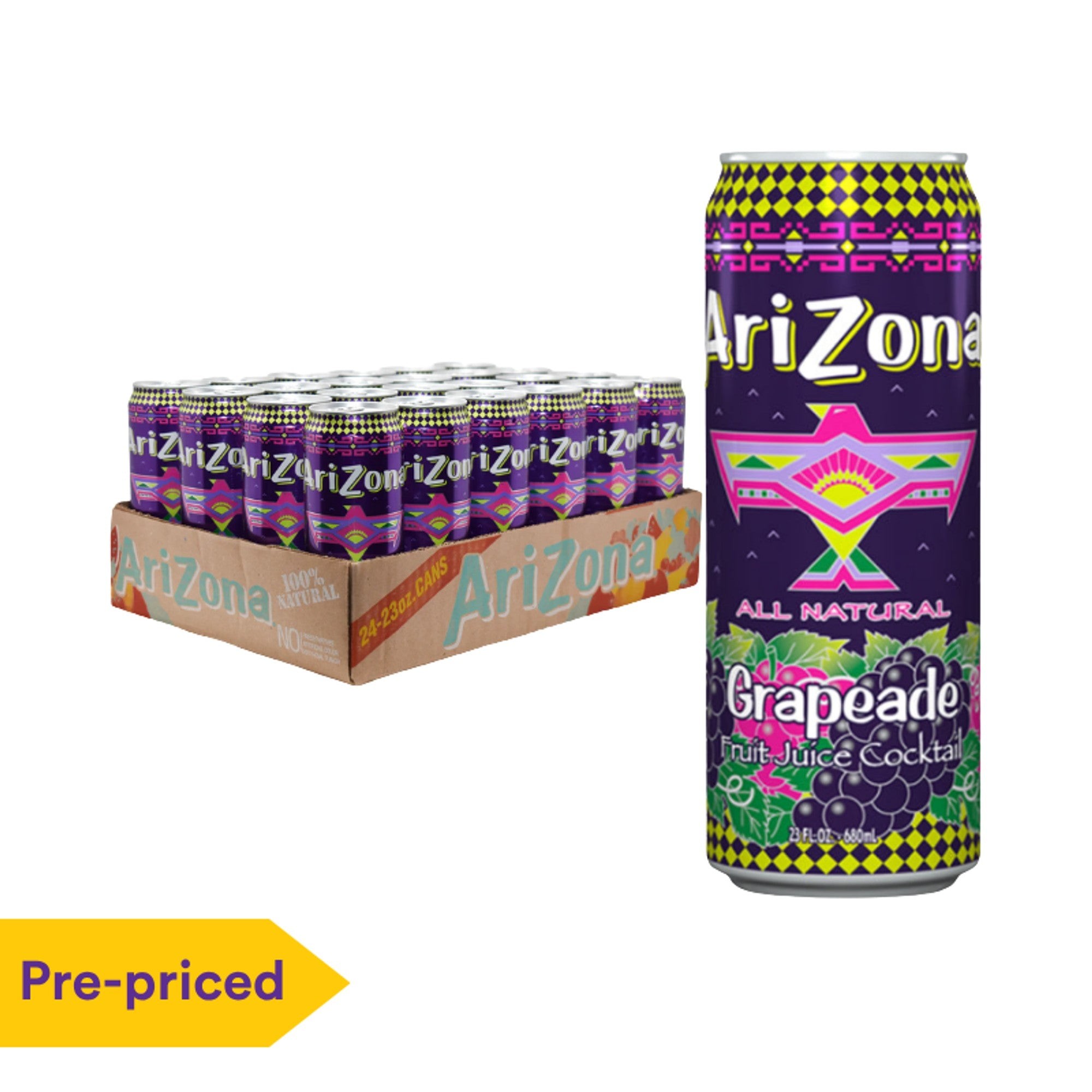 Arizona 22OZ 24PK Grapeade
