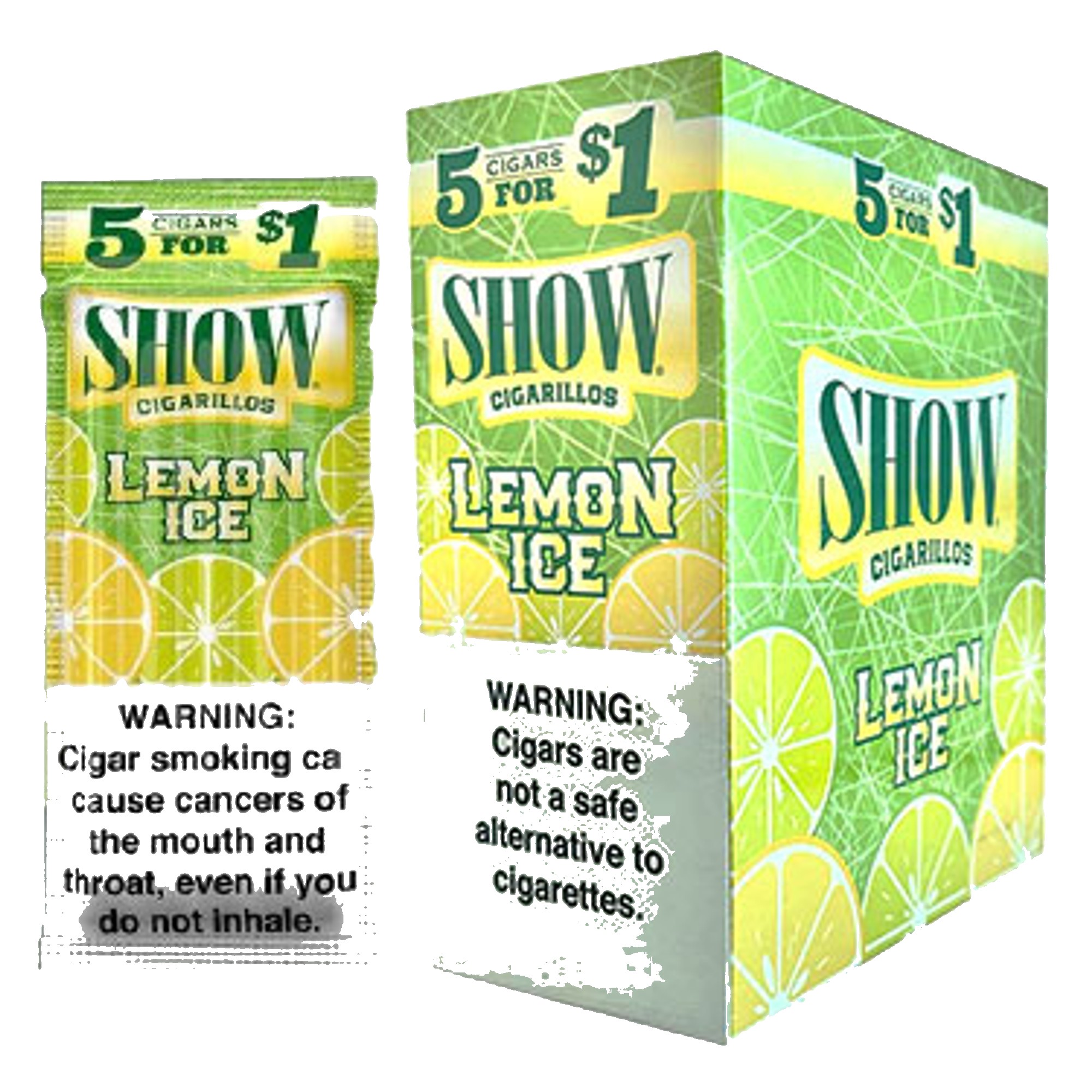SHOW $1.00 5 CT 15 PK LEMON ICE