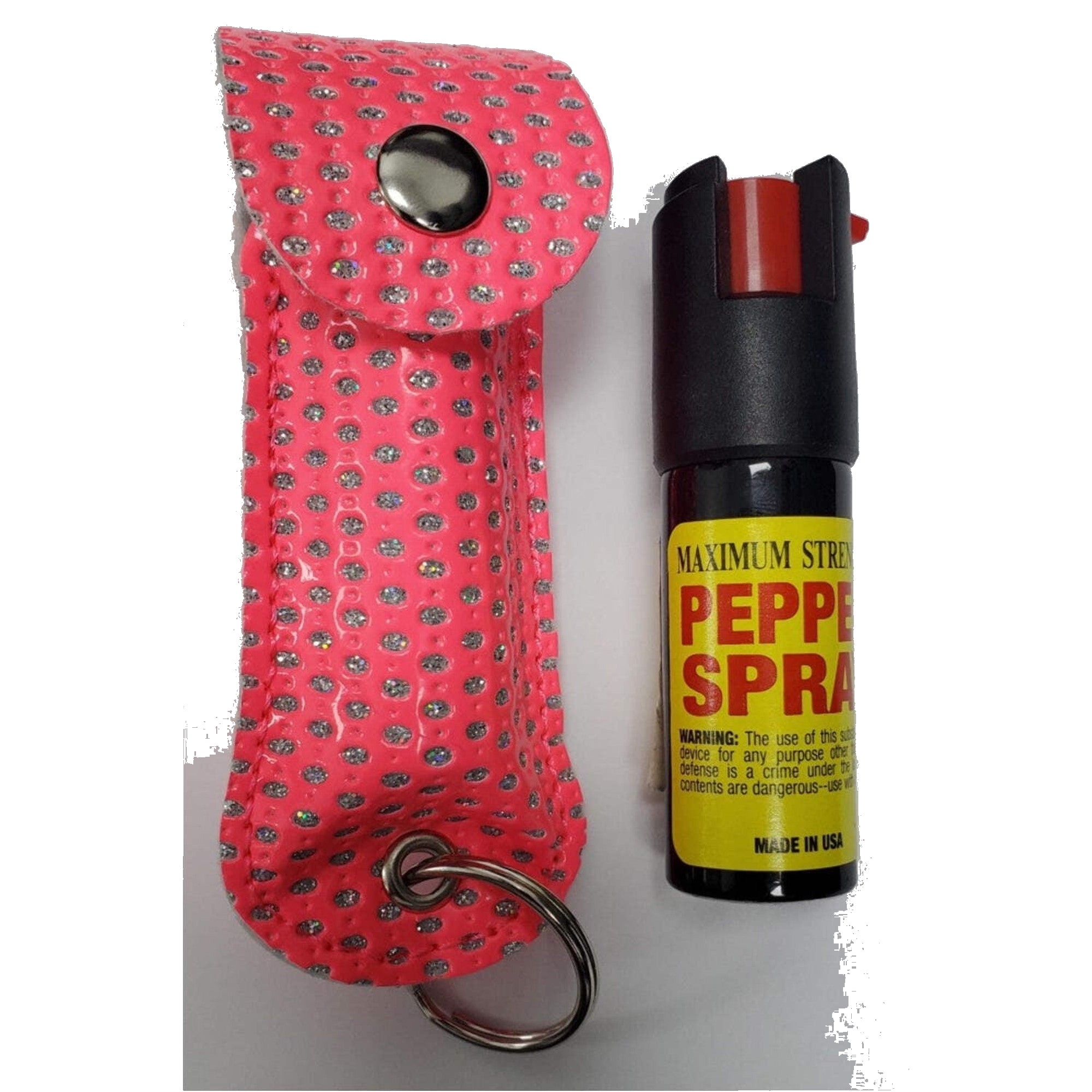 Cheetah Pepper Spray Red Bling