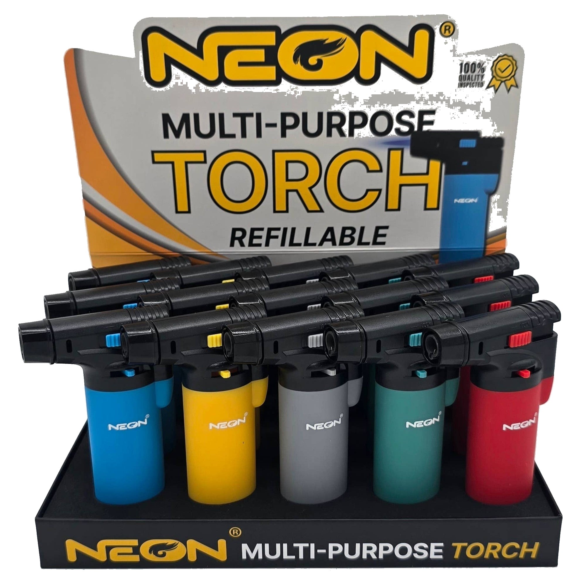 Neon Multi-Purpose Torch Refillable