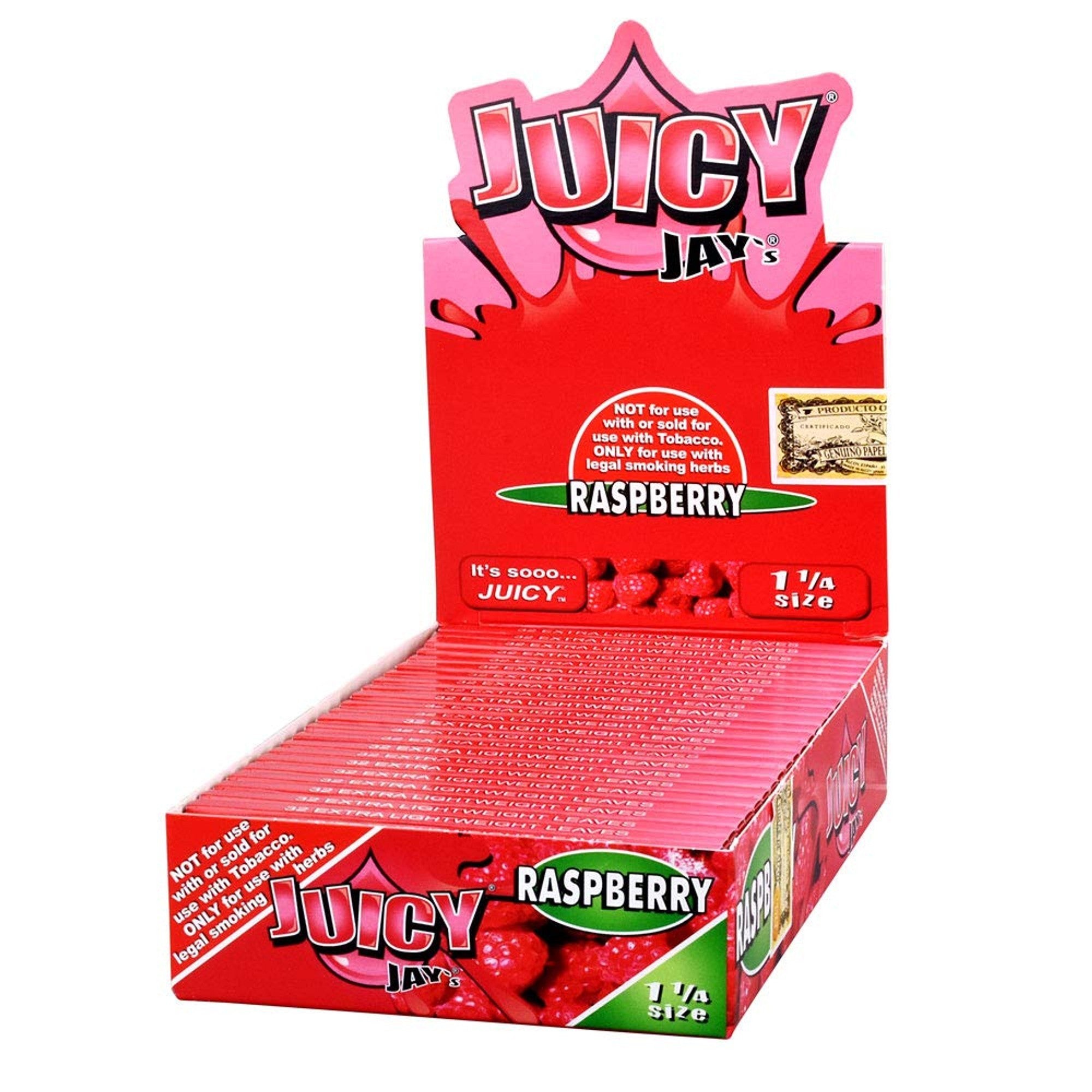 Juicy Jay Raspberry 1¼ Papers 24PK
