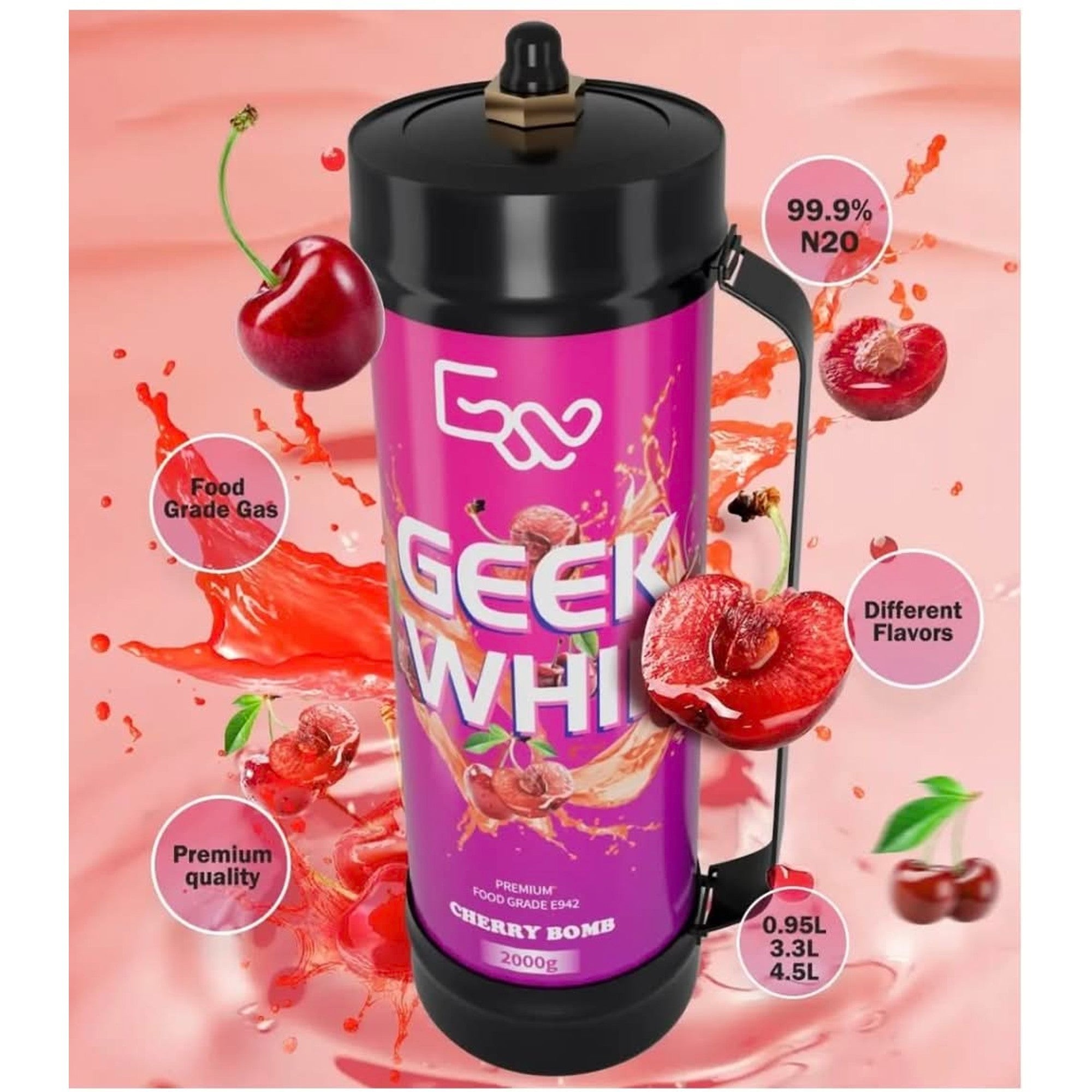 GEEK WHIP 3000G CHERRY BOMB