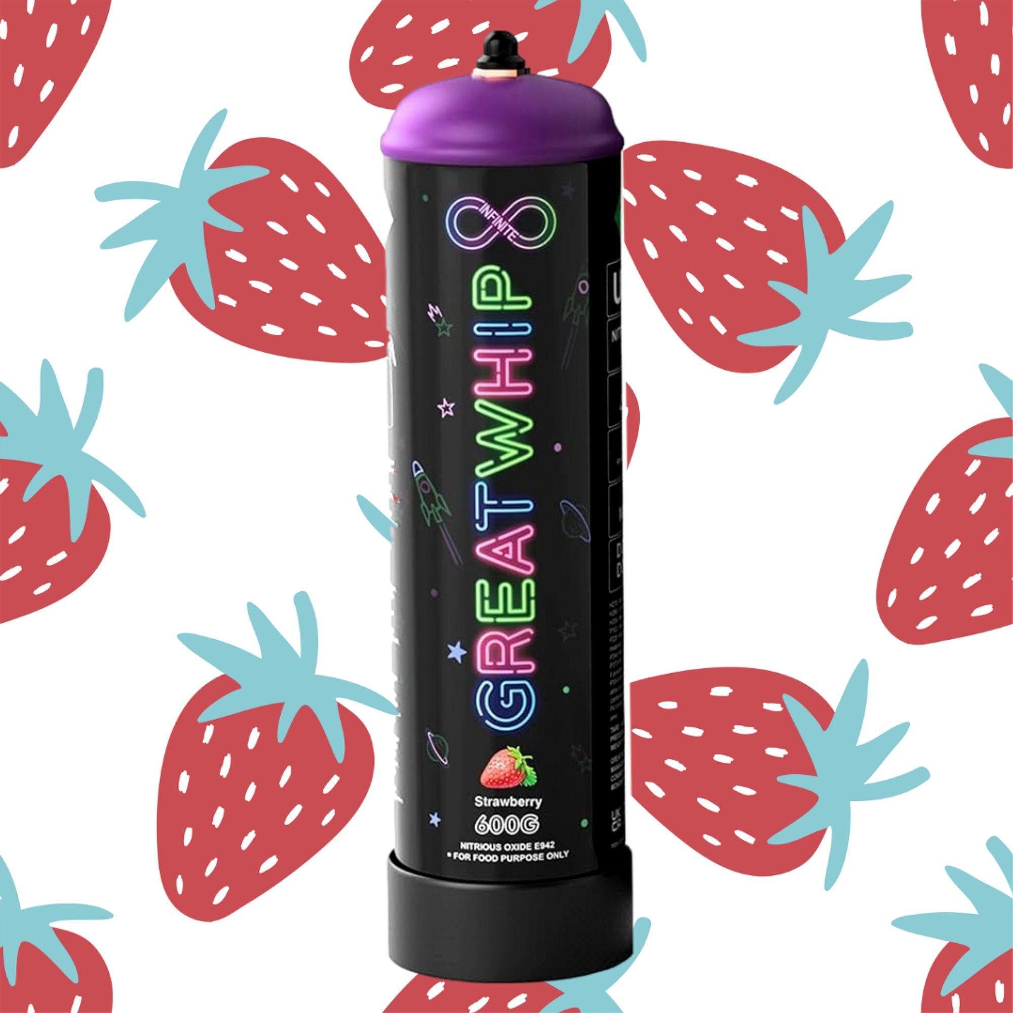 GREAT WHIP 2000G 2 CT STRAWBERRY