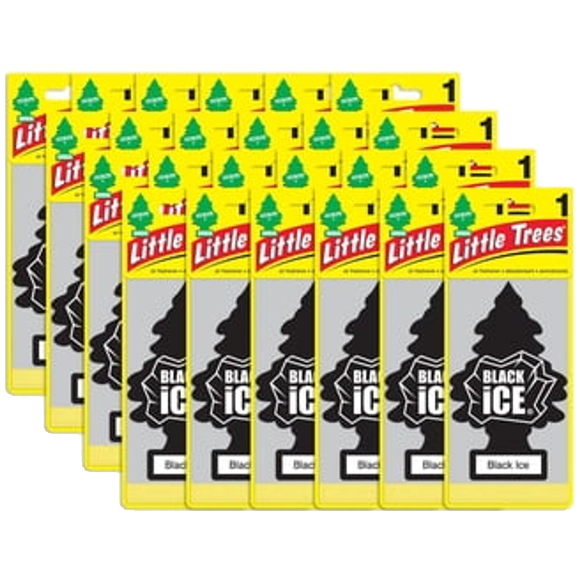 Little Trees Black Ice Clip Strip 24PK