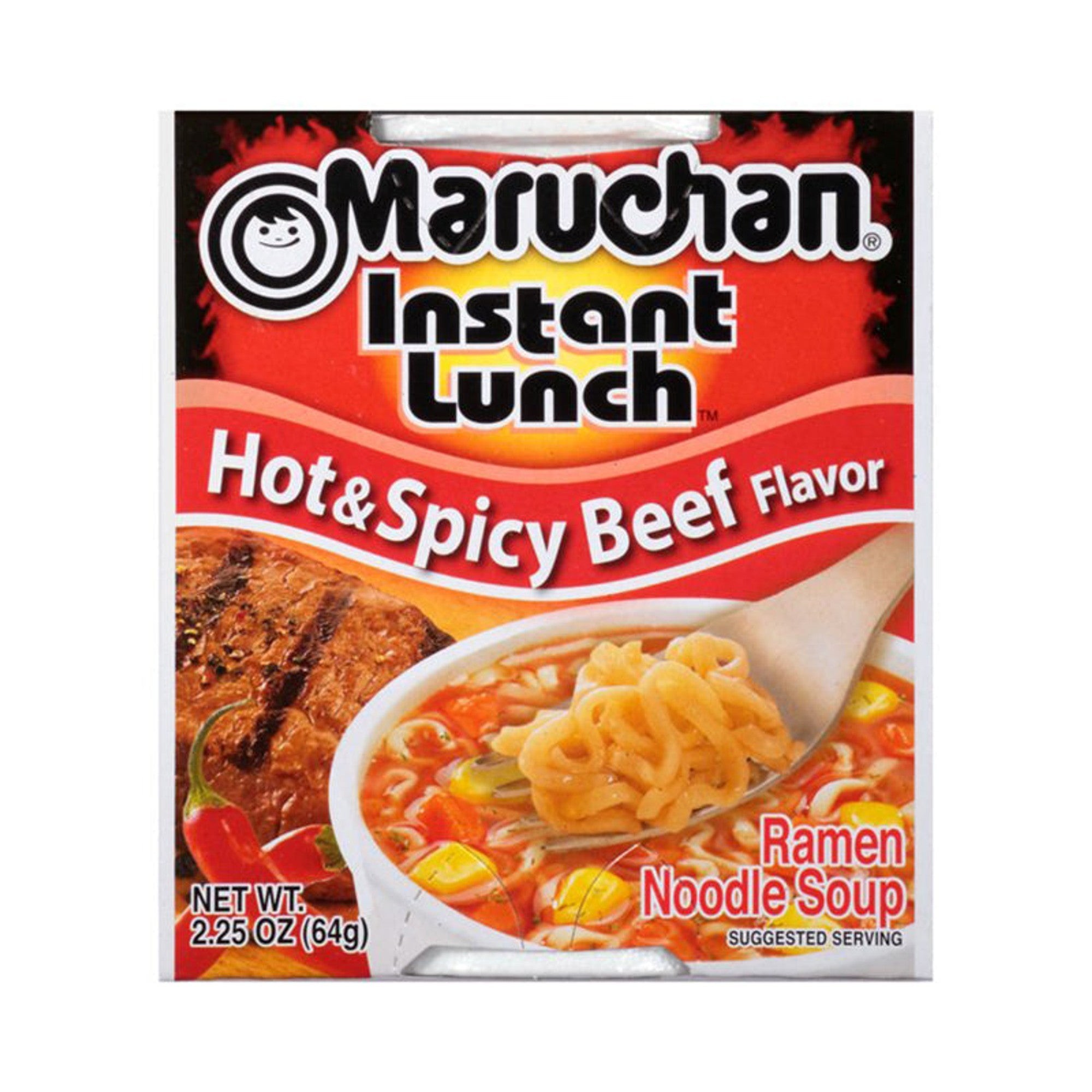 Maruchan Instant Ramen Cup 2.25 OZ 12PK Spicy Beef