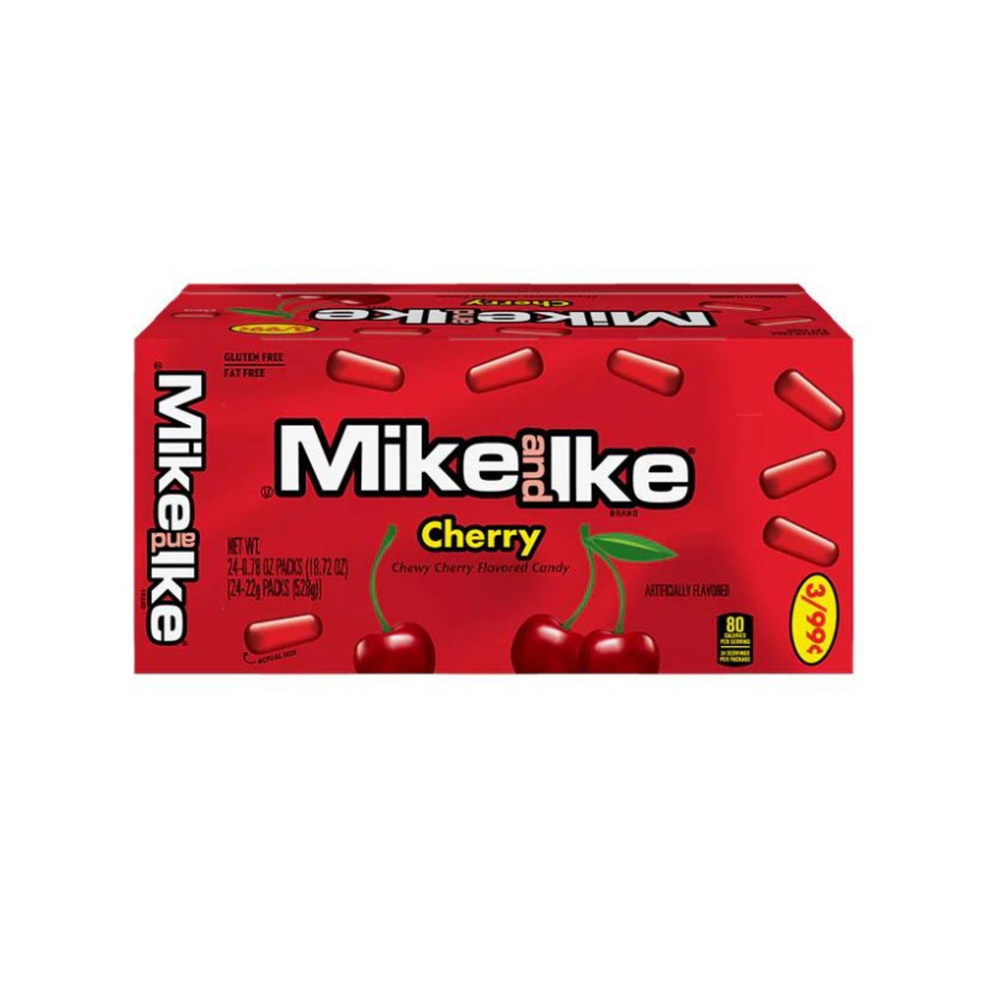Mike & Ike 0.78OZ 24PK Cherry