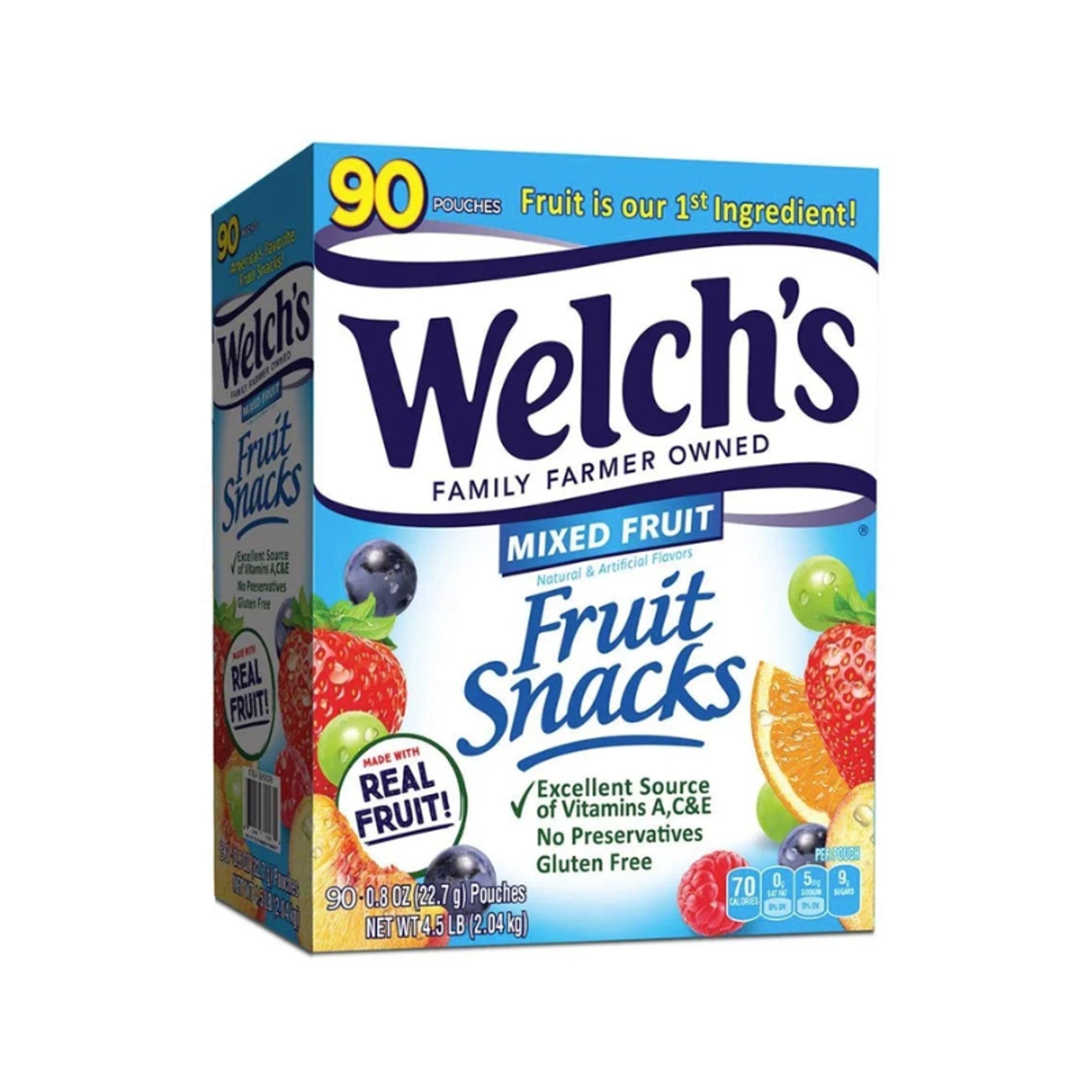 Welch's Mixed Fruit Snacks 90PK
