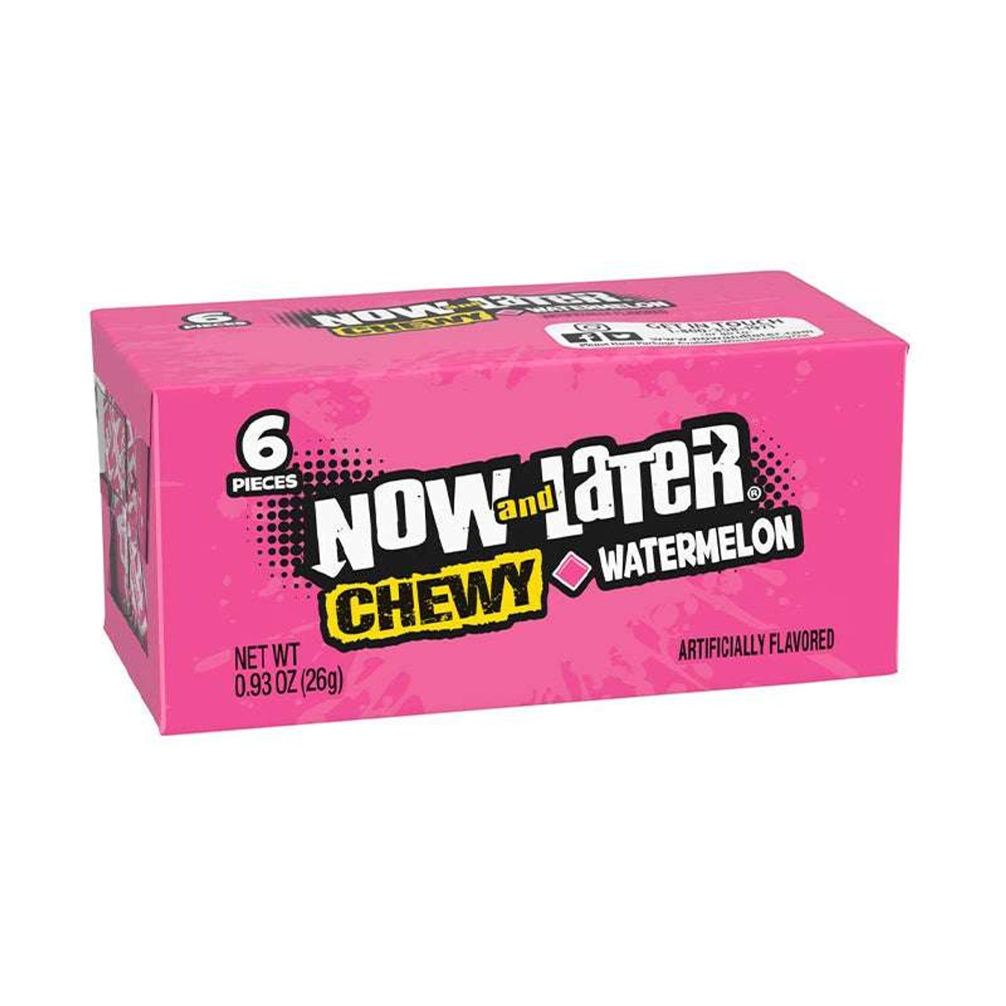 Now & Later 0.93OZ 24PK Watermelon