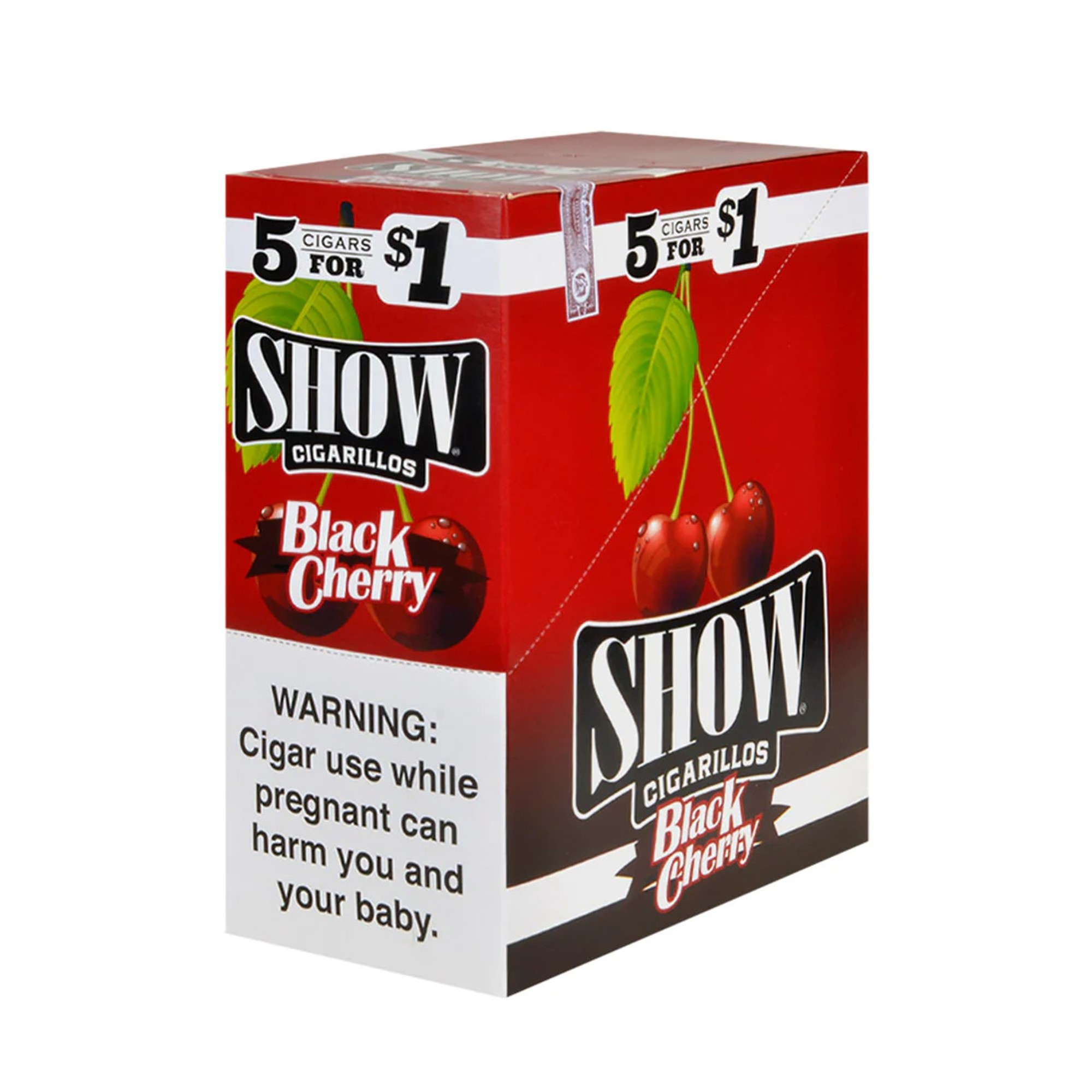 SHOW $1.49 5CT 15PK BLACK CHERRY