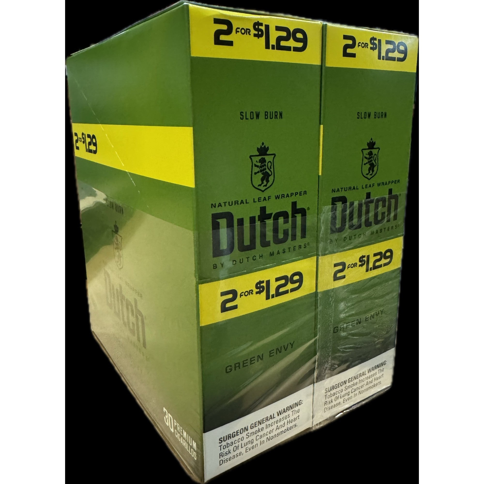 DUTCH MASTER $1.29 2CT 30PK GREEN ENVY