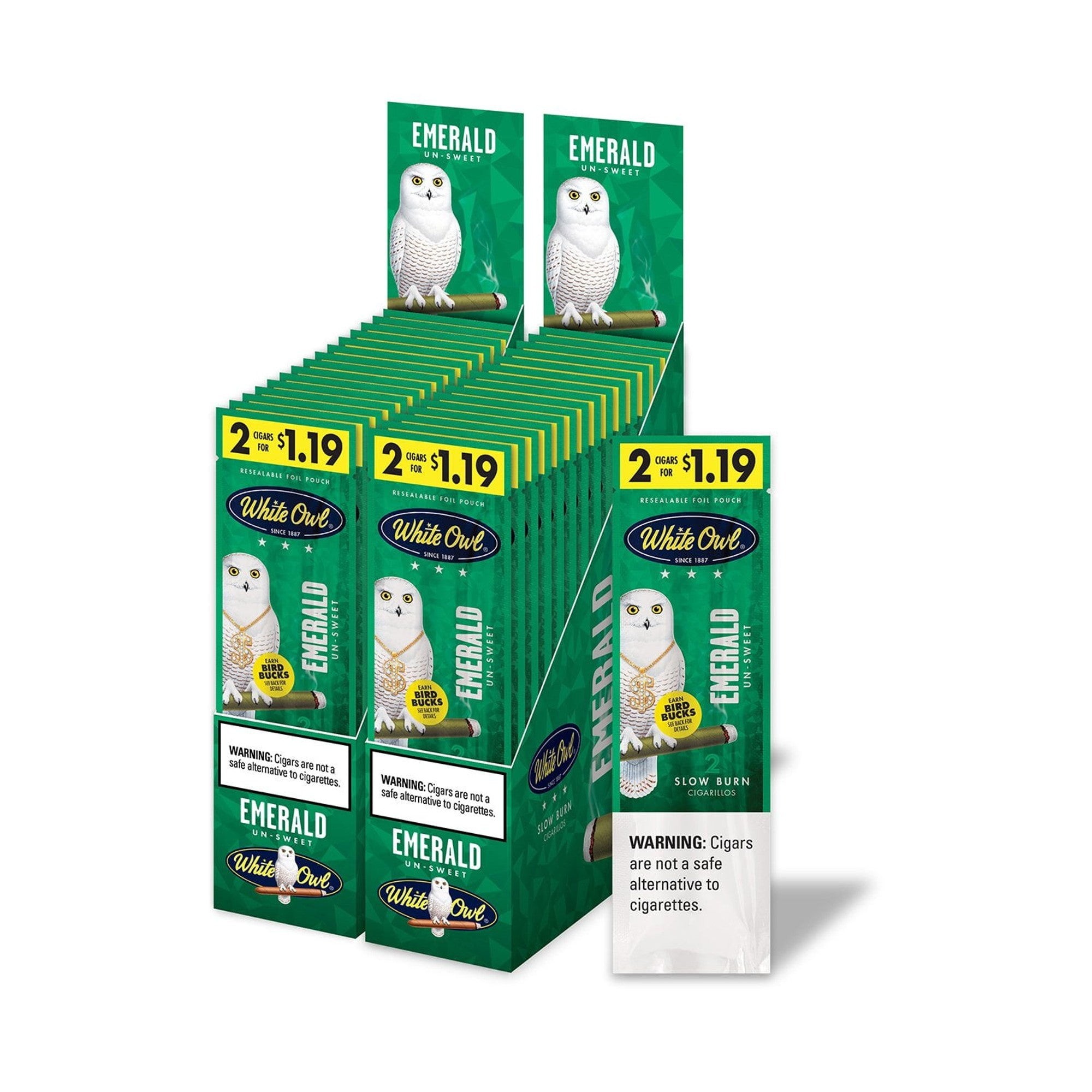 WHITE OWL $1.19 2 CT 30 PK EMERALD