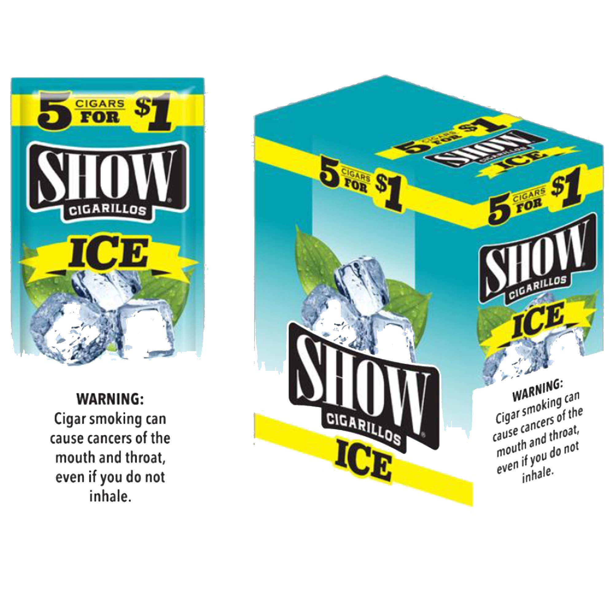 Show $1.49 5CT 15PK Ice