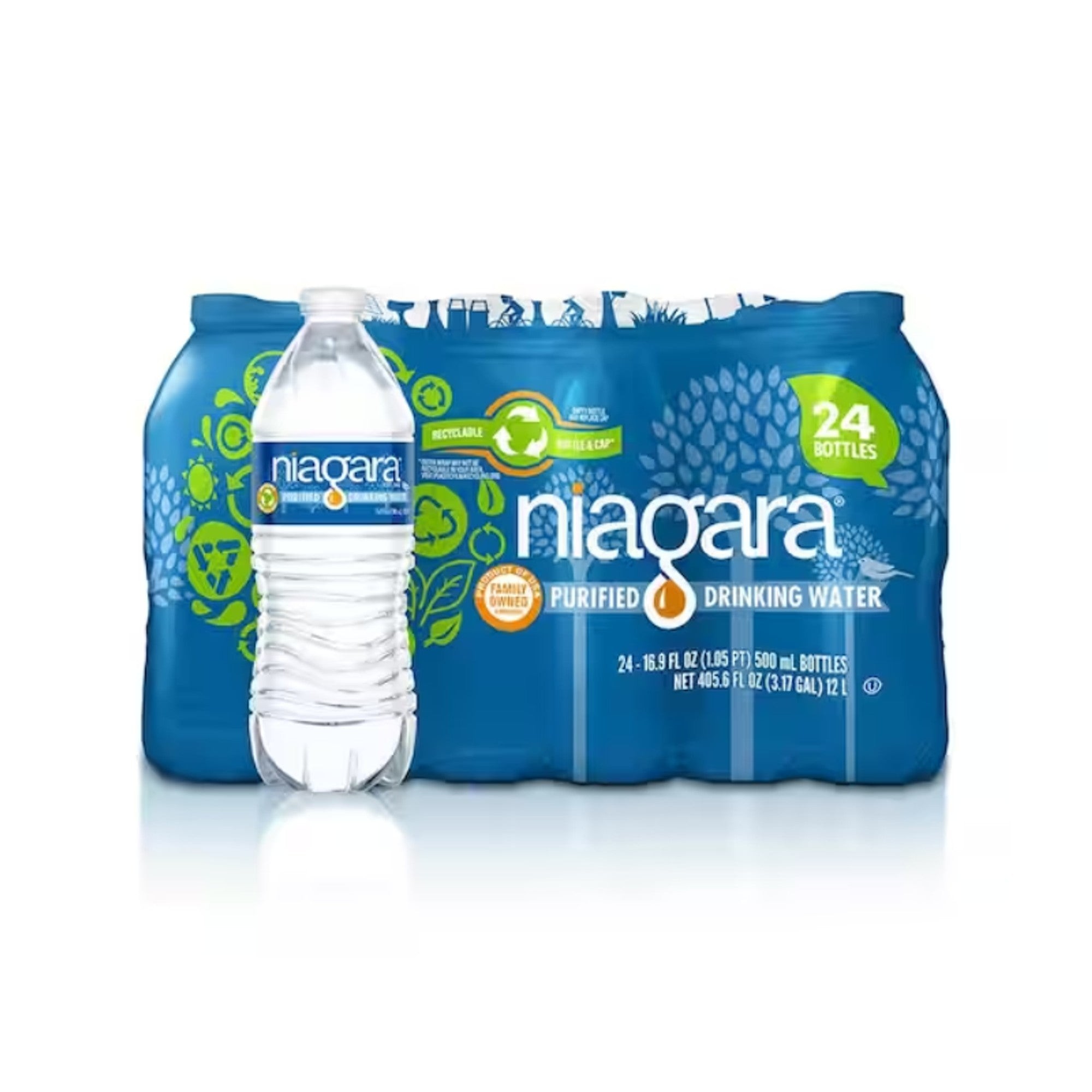 NIAGRA WATER  24 PACK 16.9 OZ