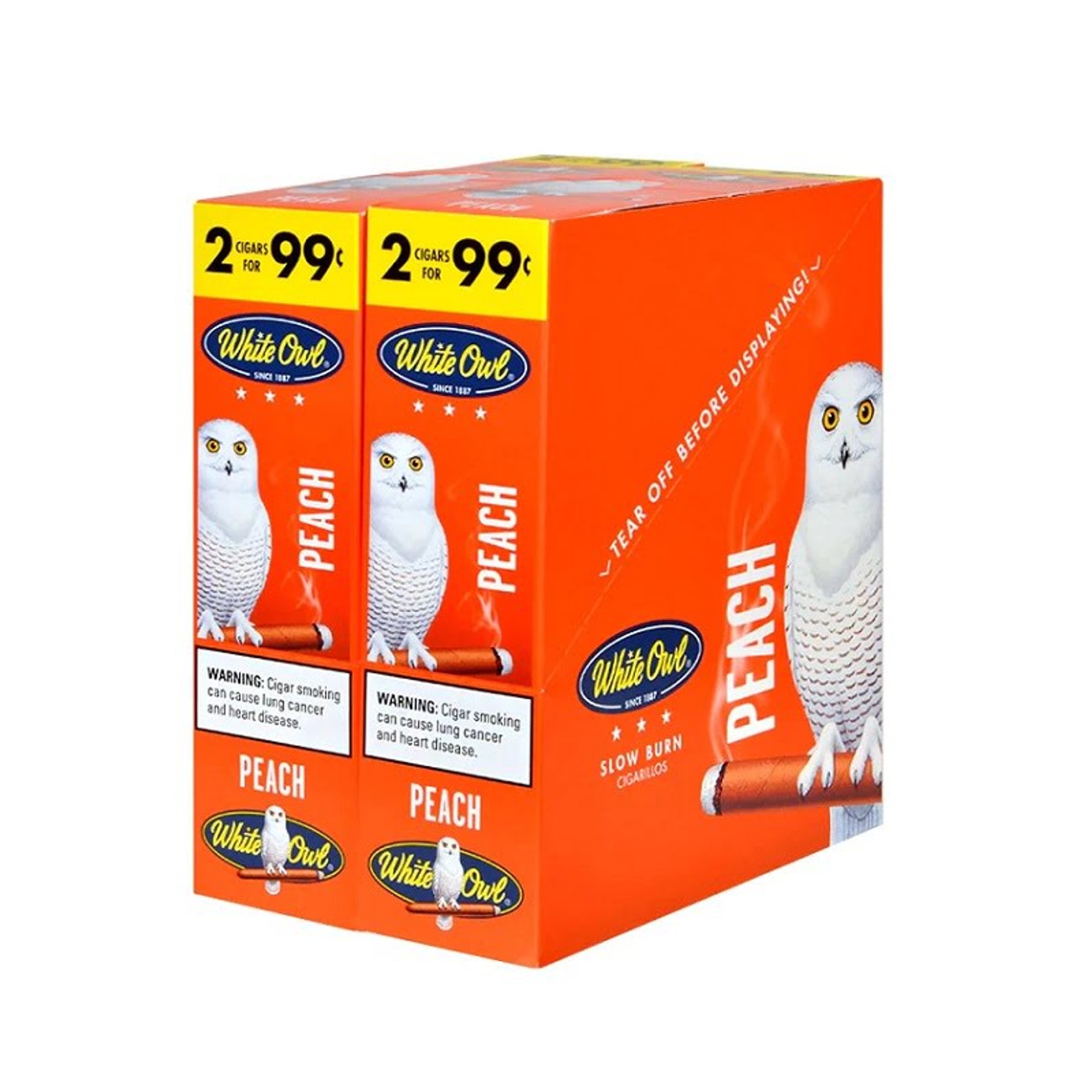 WHITE OWL SV2 2 CT 30 PK PEACH