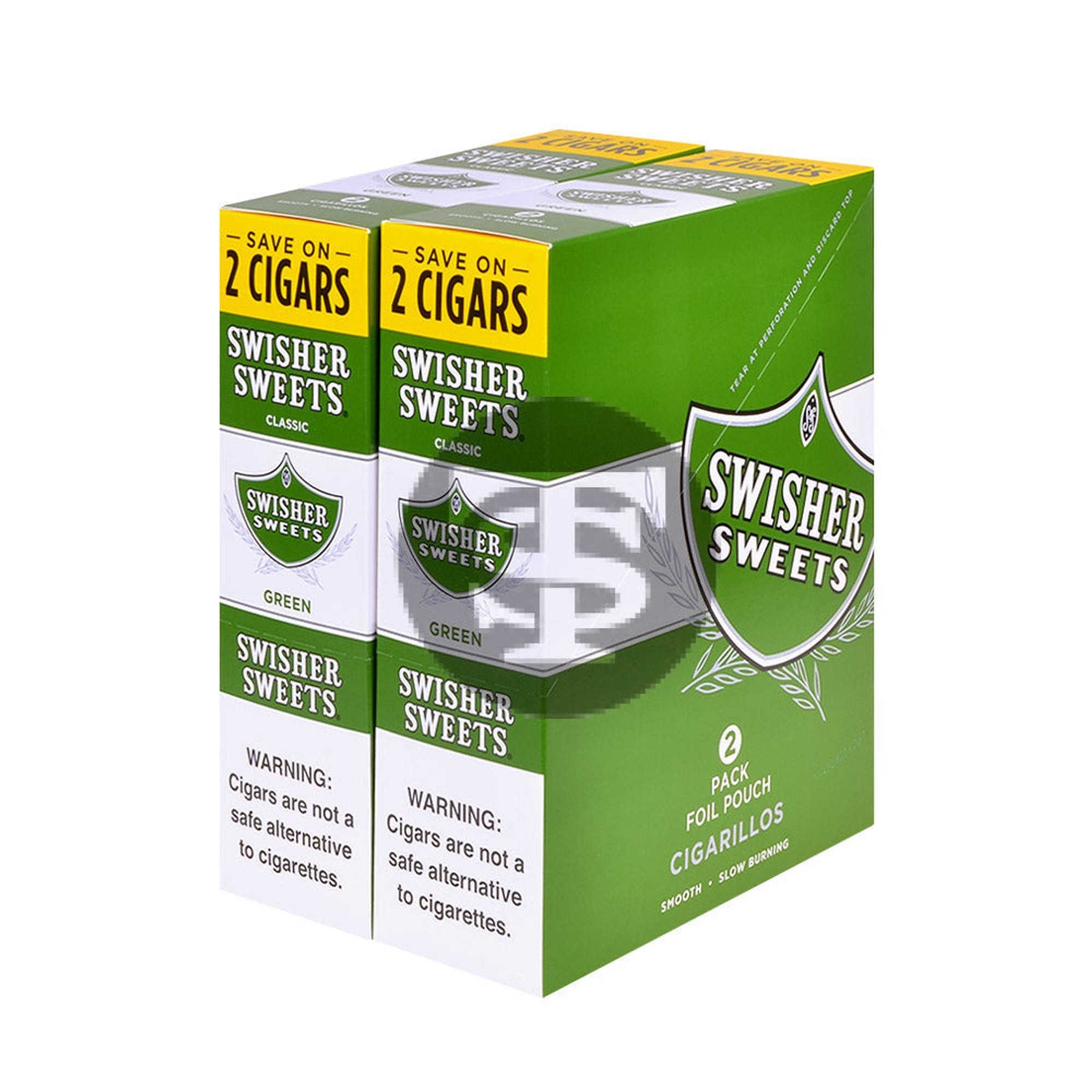 Swisher Sweets Cigarillos Green So2 30ct/2pk