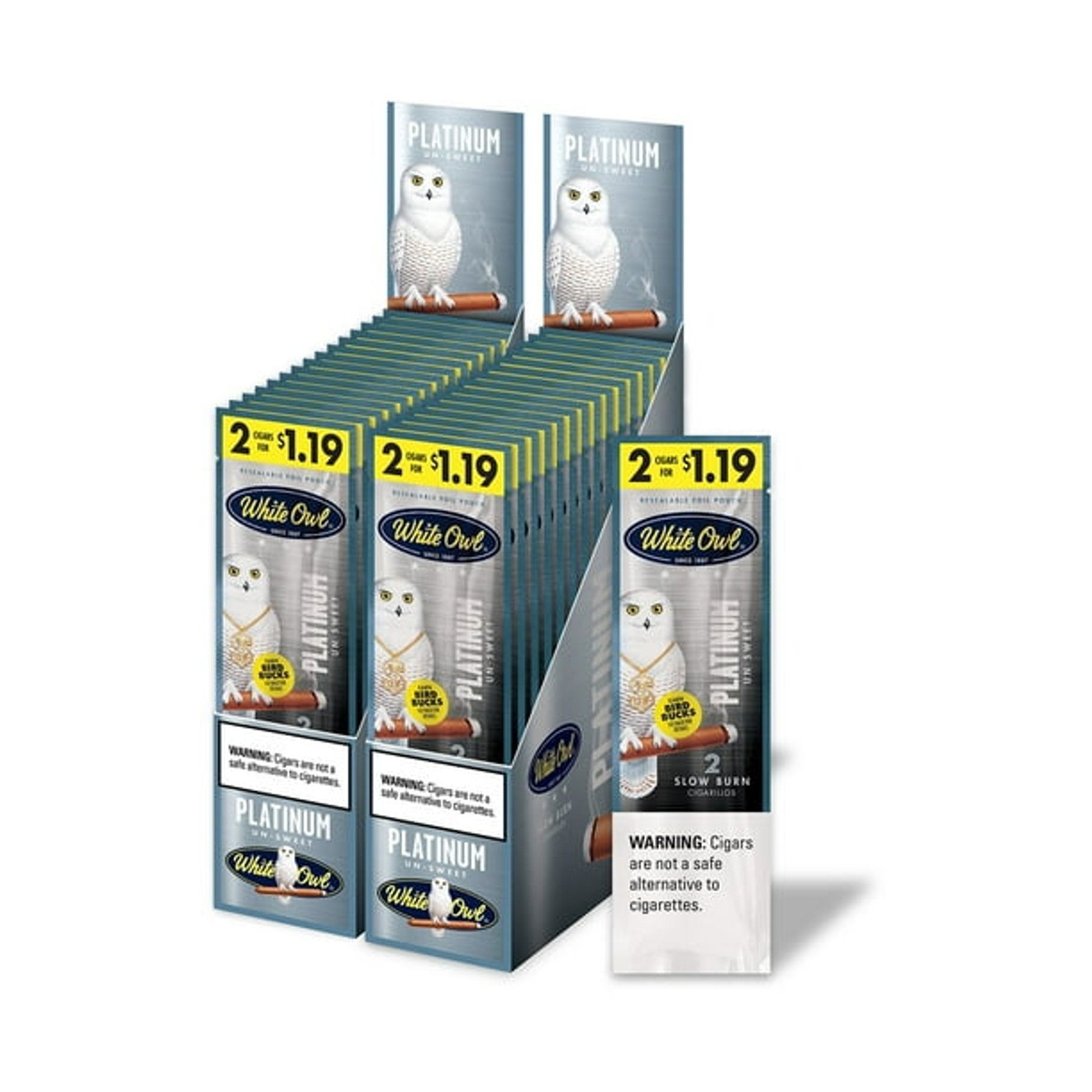 WHITE OWL $1.19 2 CT 30 PK PLATINUM