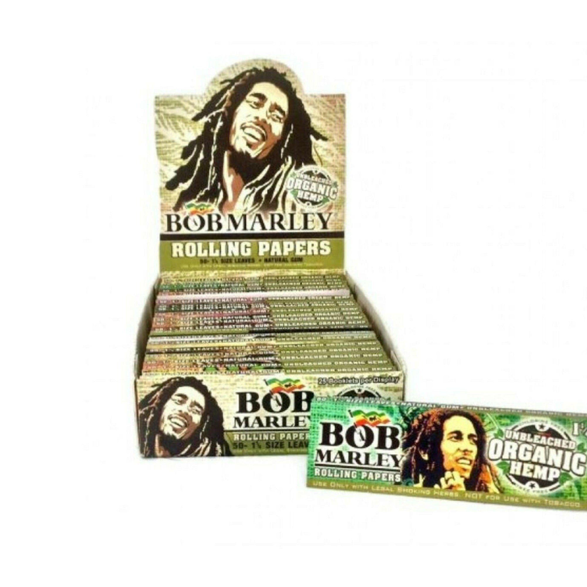 Bob Marley Rolling 1¼  Papers 50CT 25PK