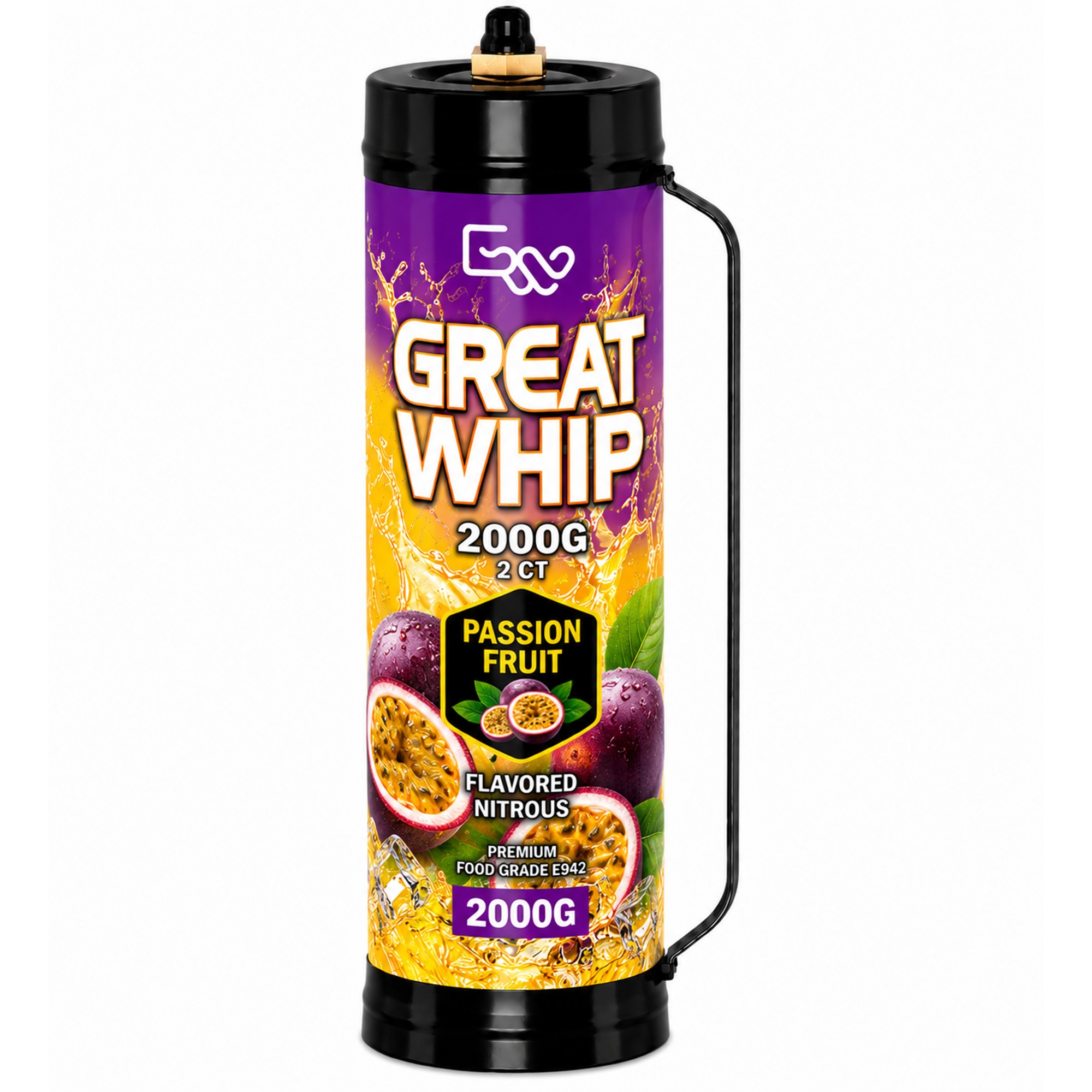 GREAT WHIP 2000G 2 CT PASSION FRUIT