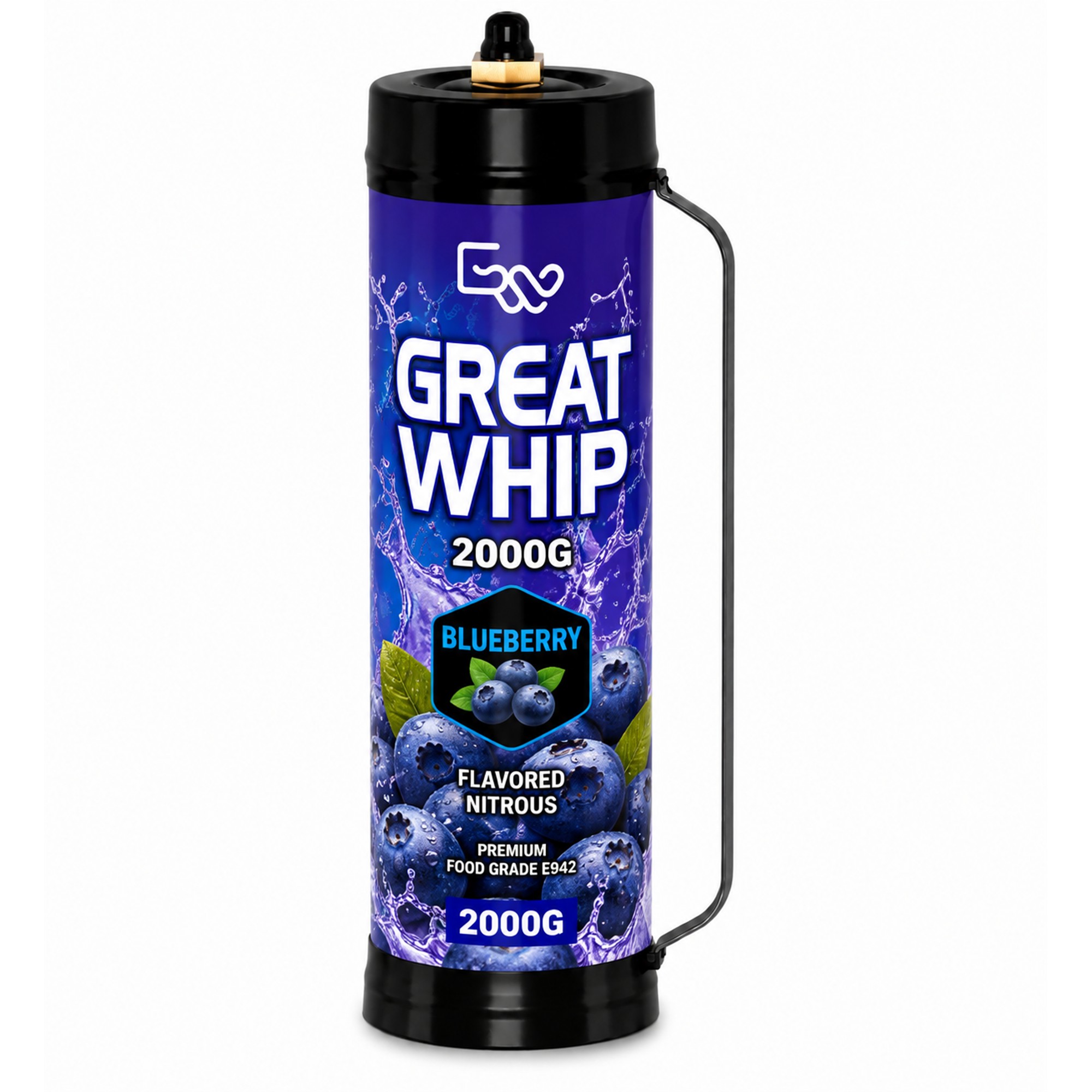 GREAT WHIP 2000G 2 CT BLUEBERRY