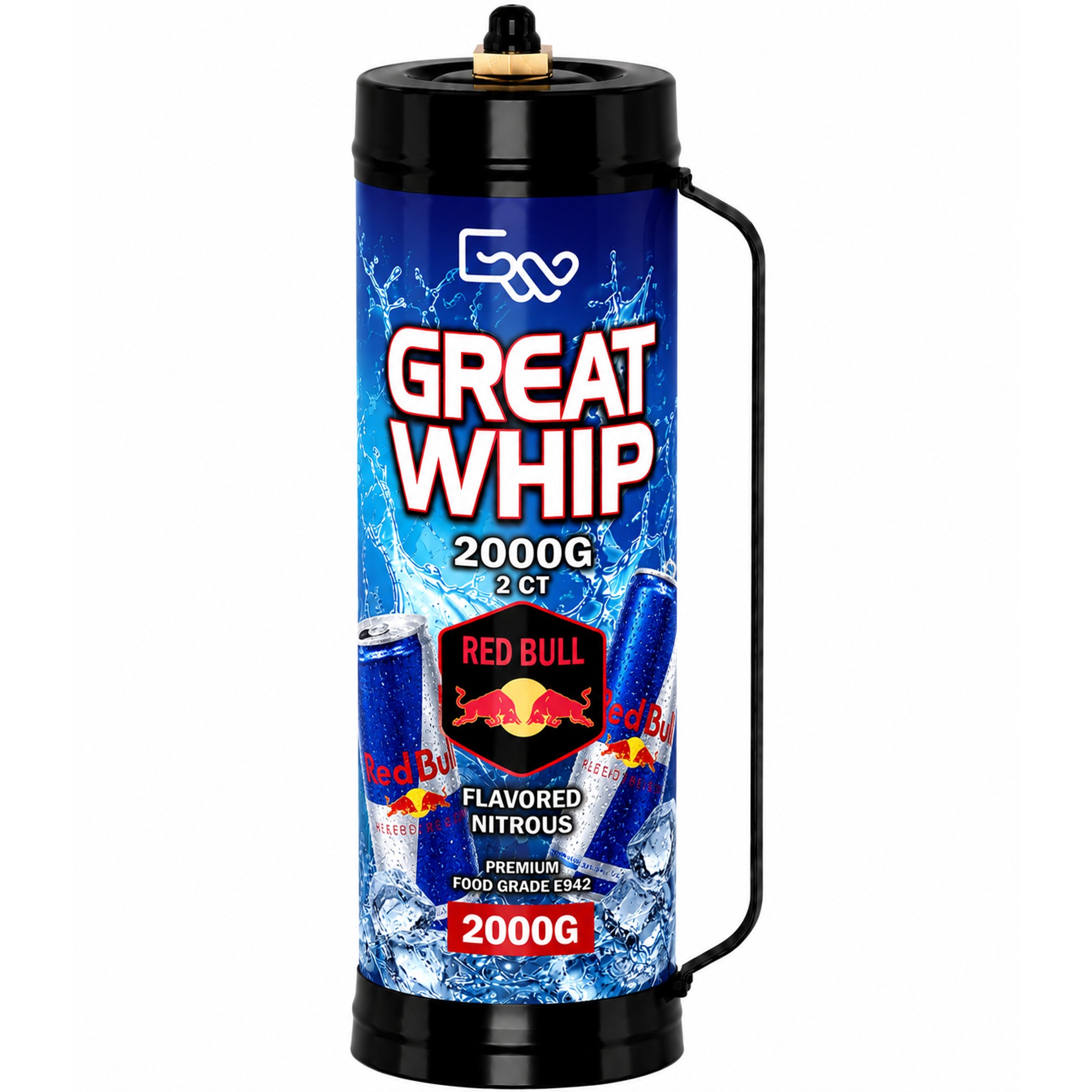 GREAT WHIP 2000G 2 CT RED BULL