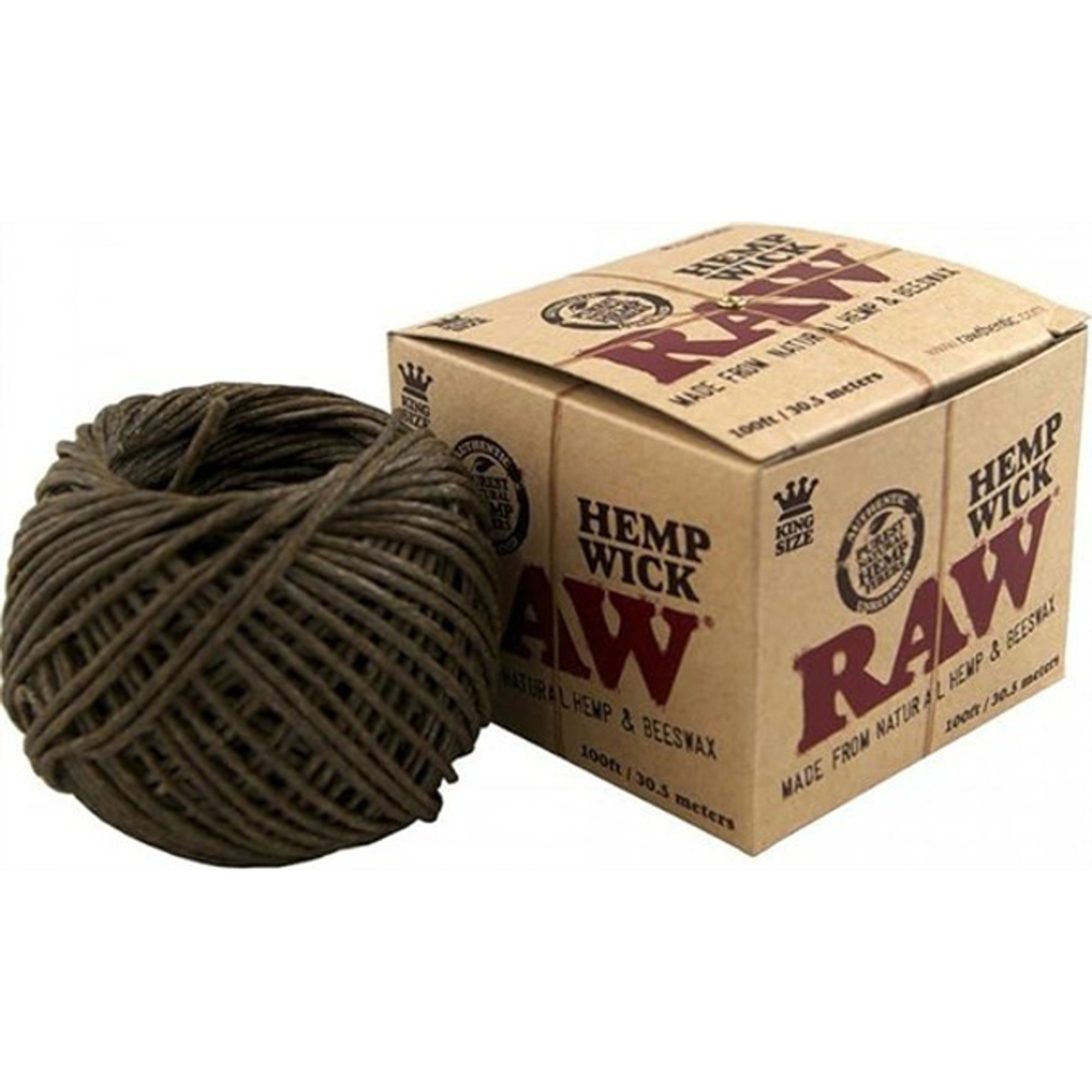 RAW Hemp Wick 100FT
