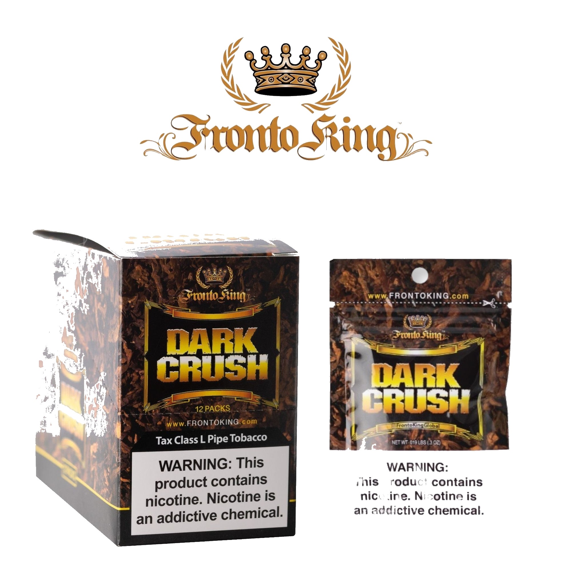 Fronto King Dark Crush .03 OZ Pouch 12 CT