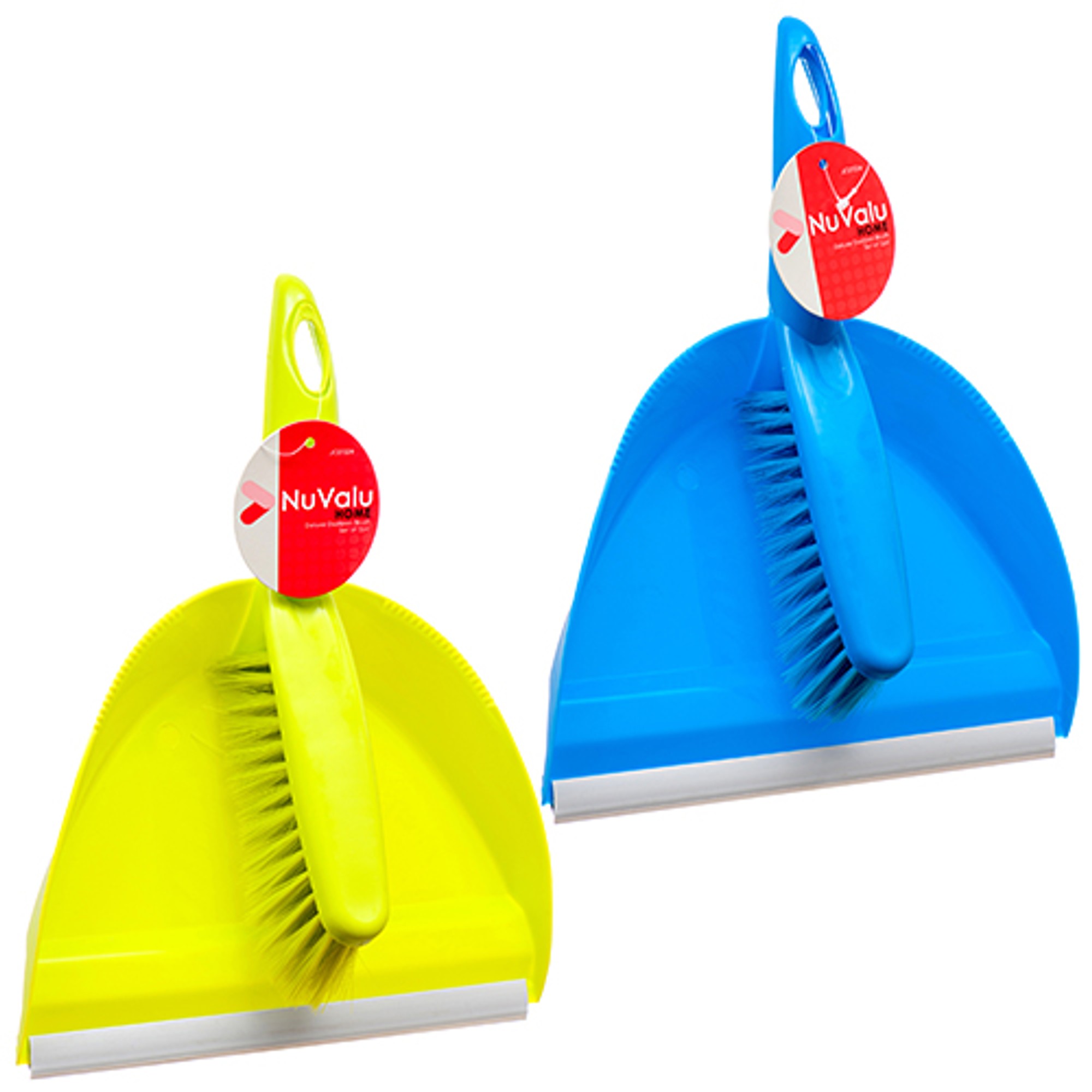 Nuvalu Deluxe Dustpan Brush 18PK/CS