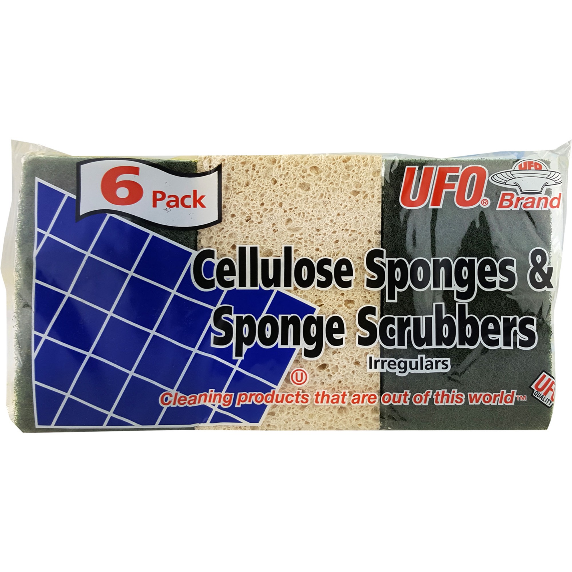 UFO Cellulose Sponges 6CT 48PK/CS
