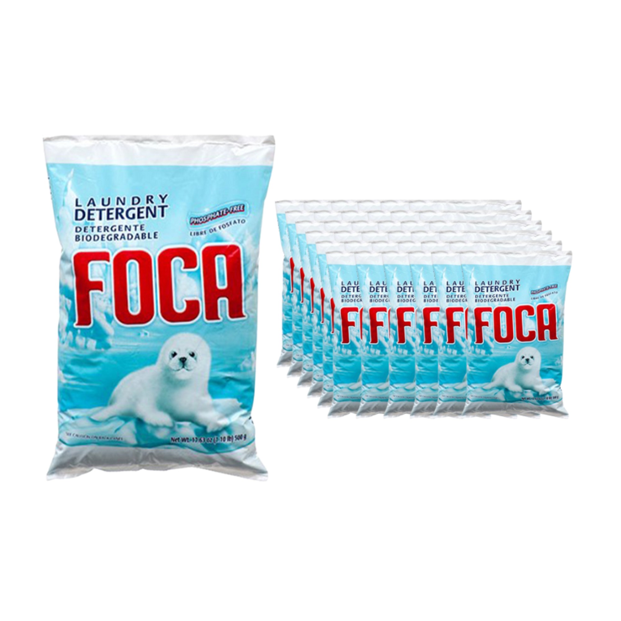 Foca Powder Detergent 1KG 36PK/CS