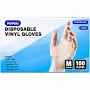 NuValu Disposable Vinyl Gloves M 10PK